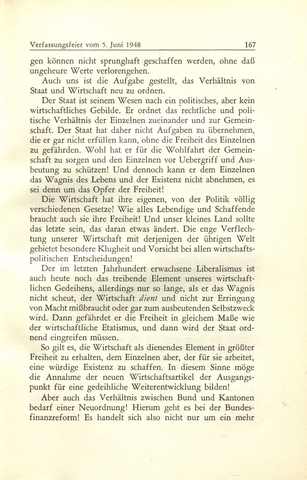 Zur Zeitgeschichte: Offizielle Verfassungsfeier in Basel am 5. Juni 1948 – Seite 8