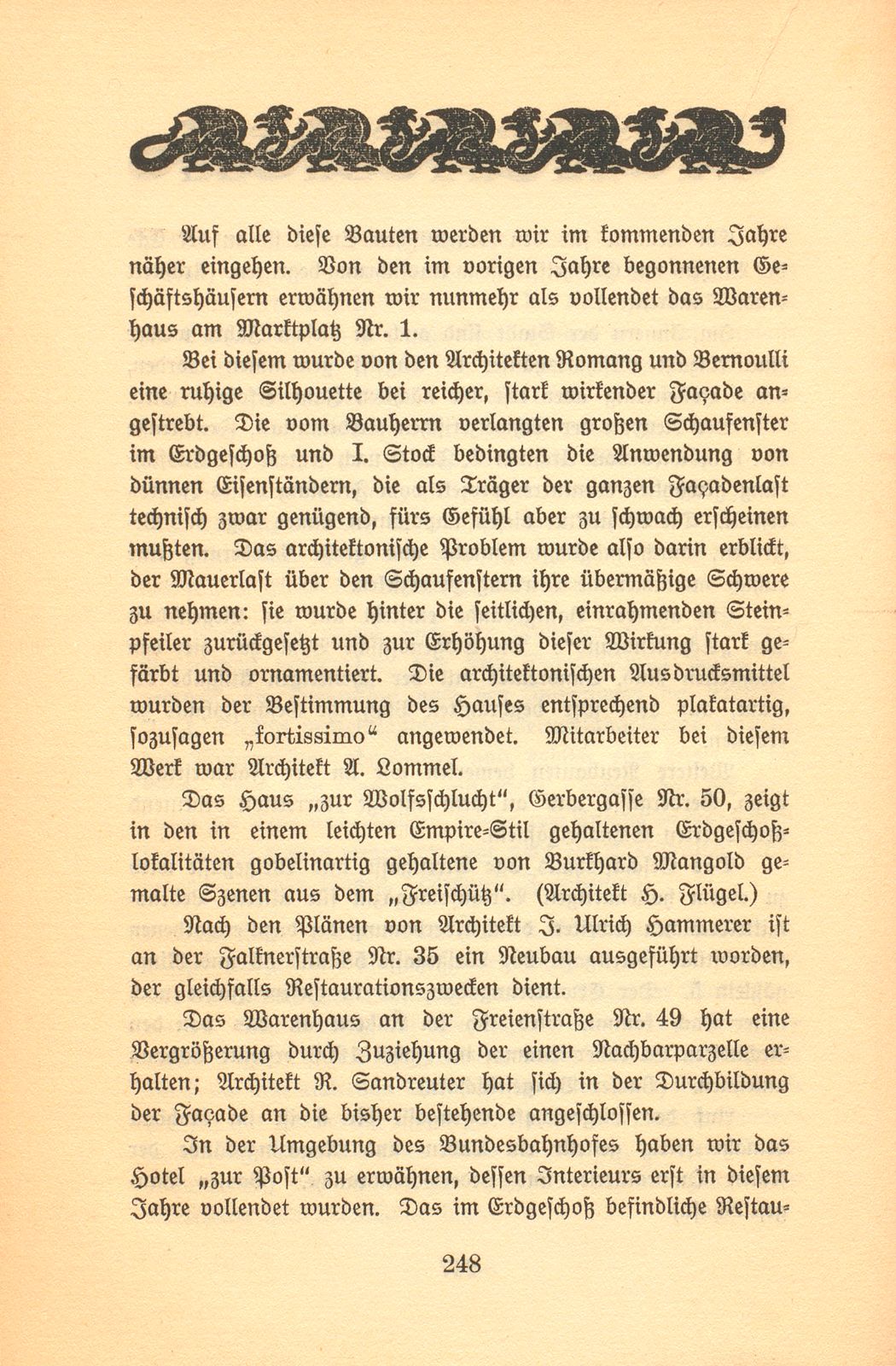 Das künstlerische Leben in Basel vom 1. November 1904 bis 31. Oktober 1905 – Seite 7