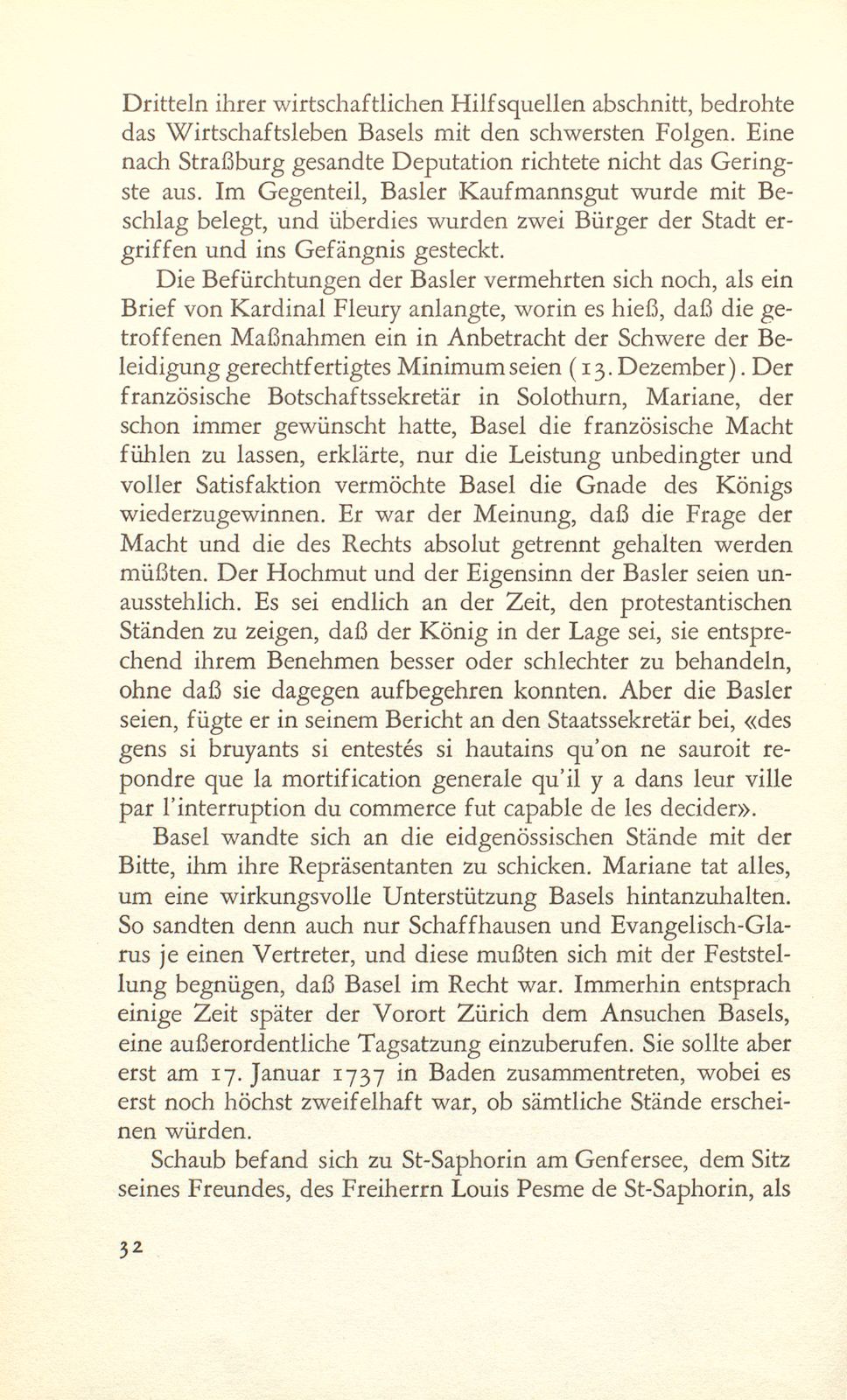 Sir Luke Schaub und der Basler Fischereihandel (1736/37) – Seite 4