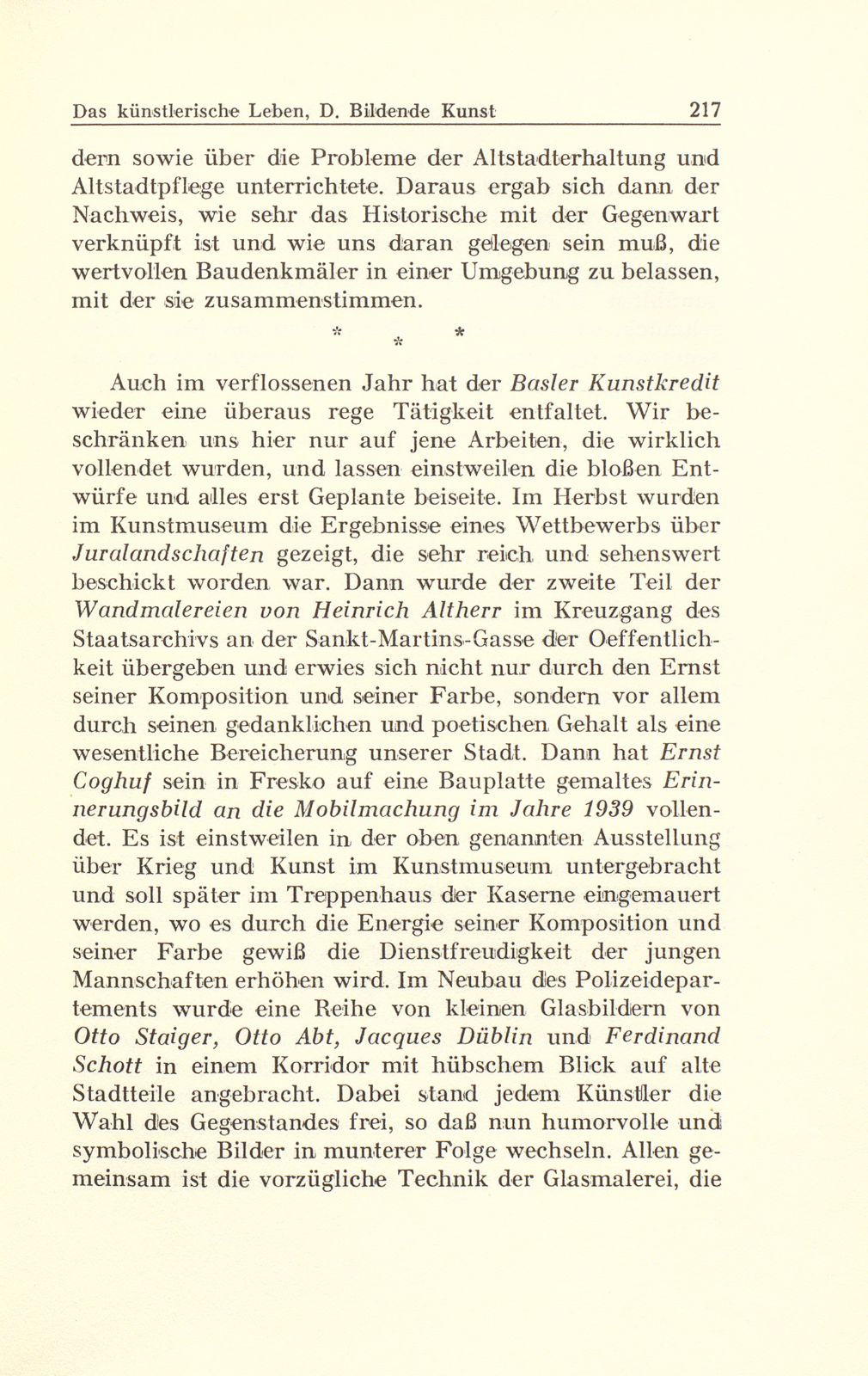 Das künstlerische Leben in Basel vom 1. Oktober 1943 bis 30. September 1944 – Seite 8