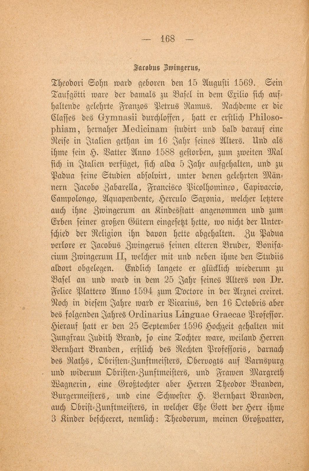 Aus einem baslerischen Stammbuch, XVII. Jahrhundert – Seite 32