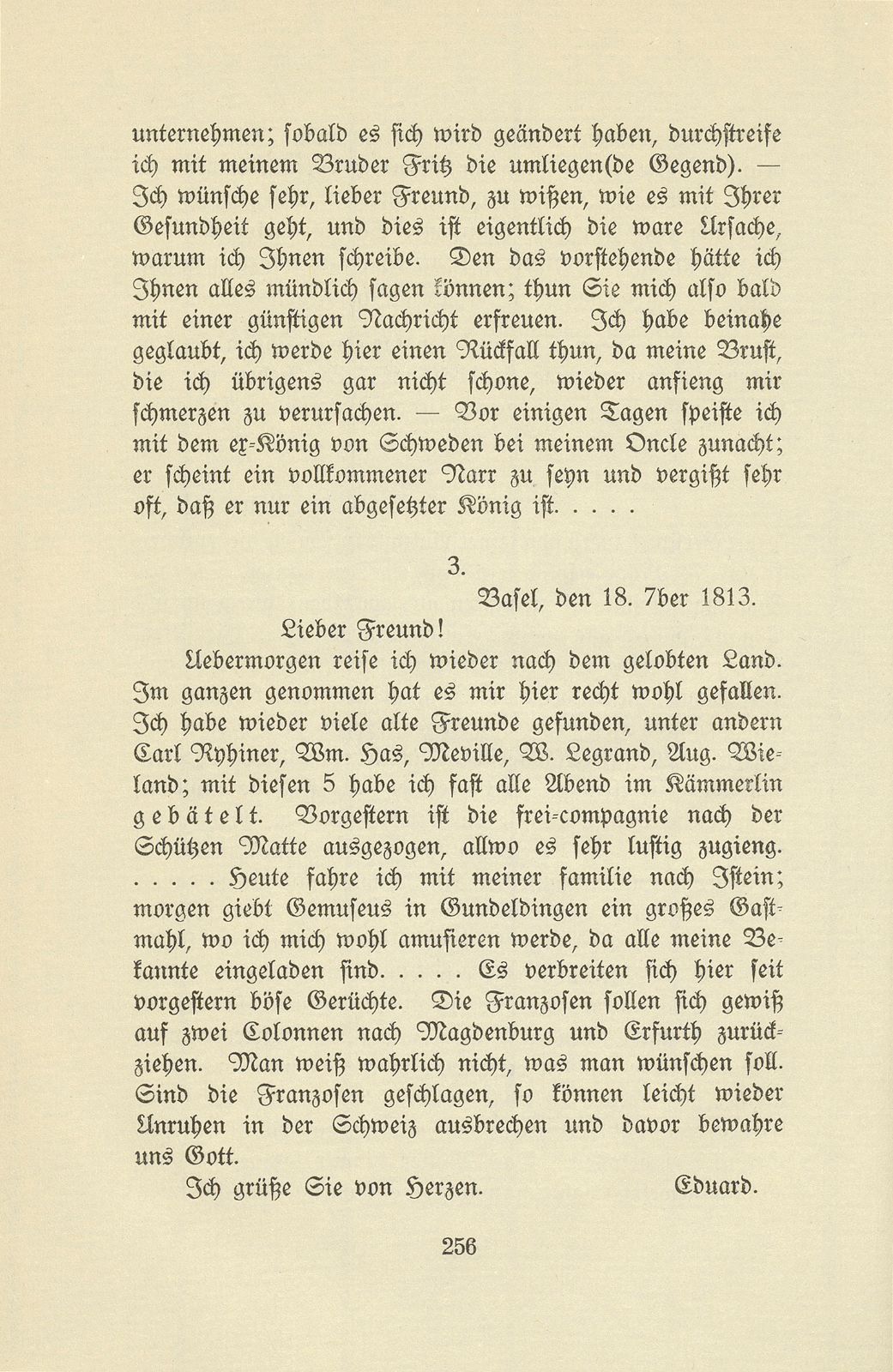 Aus den Briefen eines Baslers vor hundert Jahren [Ed. Ochs-His-La Roche] – Seite 8