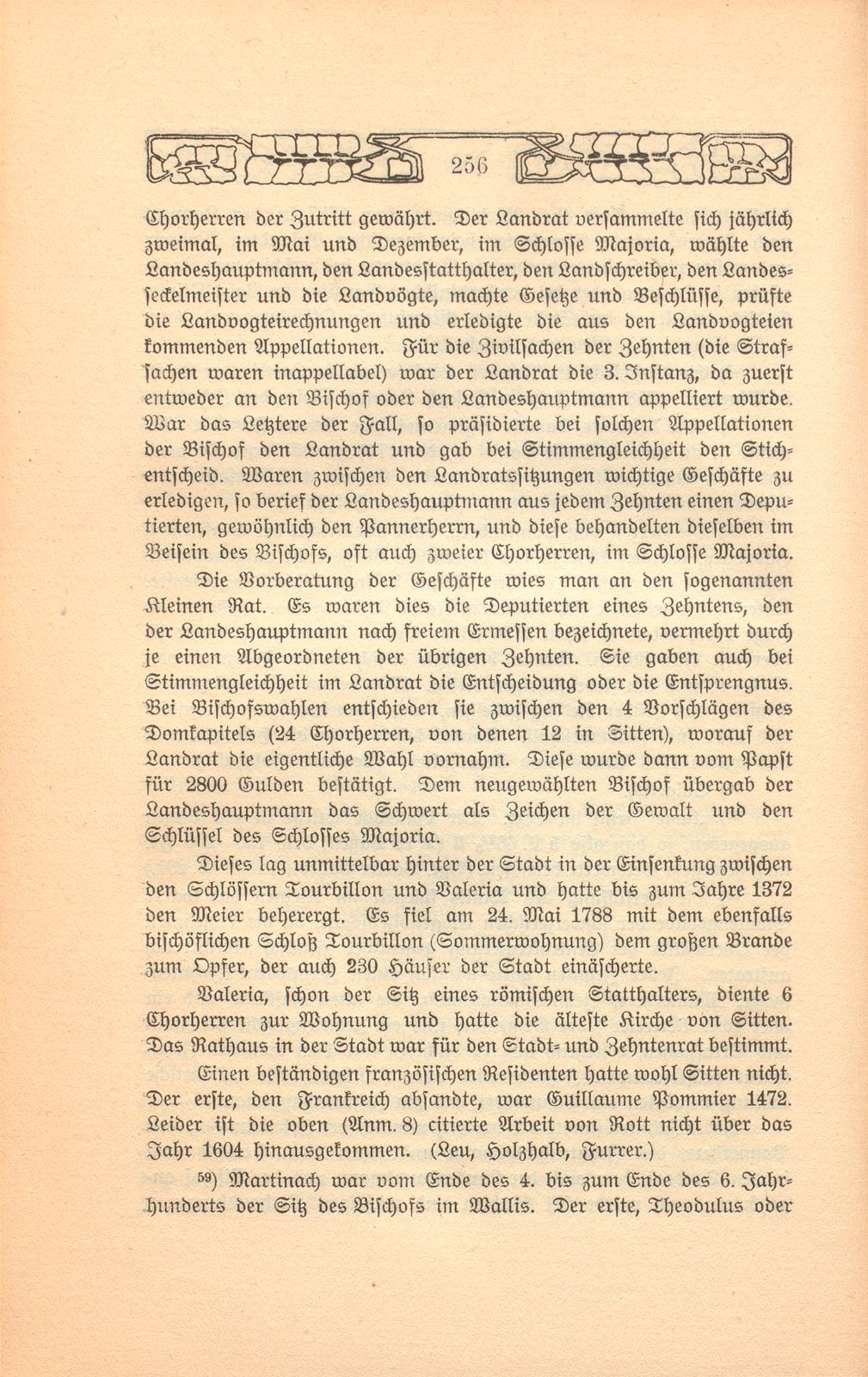 Beschreibung einer Badereise, die der Schultheiss von Liestal, Joh. David Hebdenstreit, anno 1775 mit seiner Frau nach Leuk gethan. (War damals 53 Jahre alt.) – Seite 43