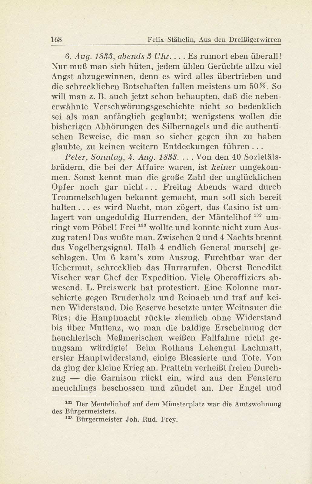 Erlebnisse und Bekenntnisse aus der Zeit der Dreissigerwirren [Gebrüder Stähelin] – Seite 66