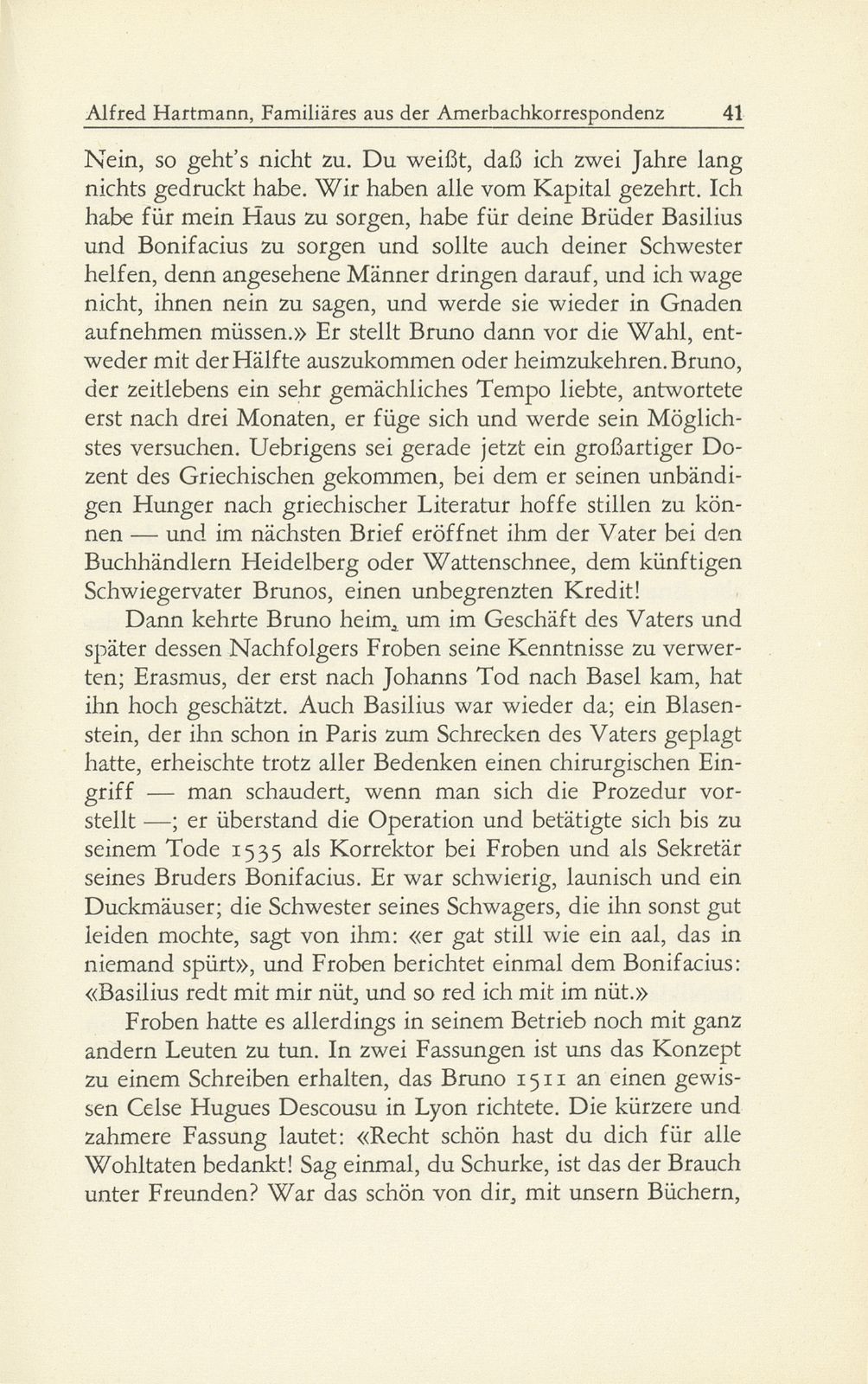 Familiäres aus der Amerbachkorrespondenz – Seite 7