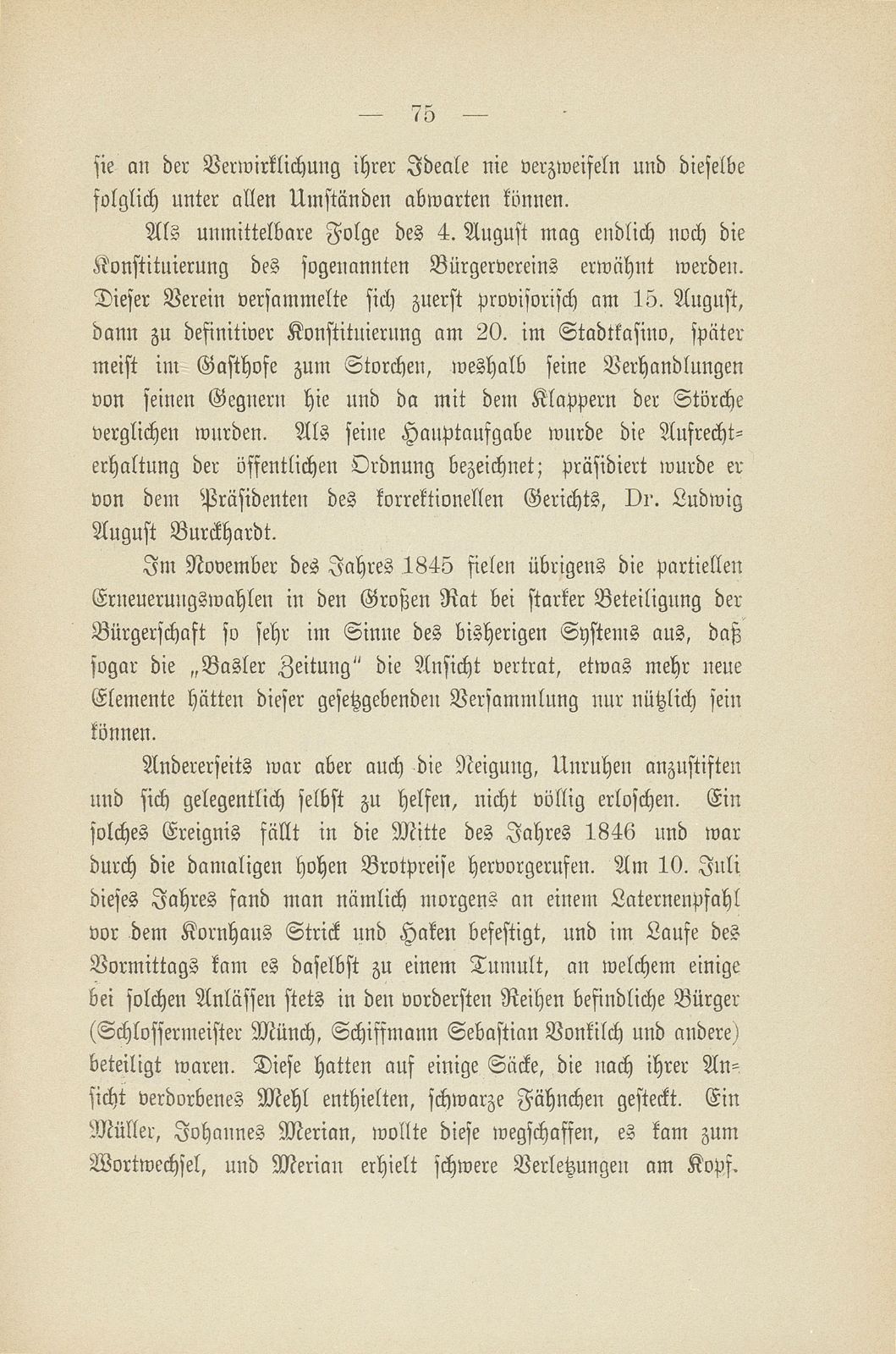 Basel zur Zeit der Freischarenzüge und des Sonderbunds – Seite 31