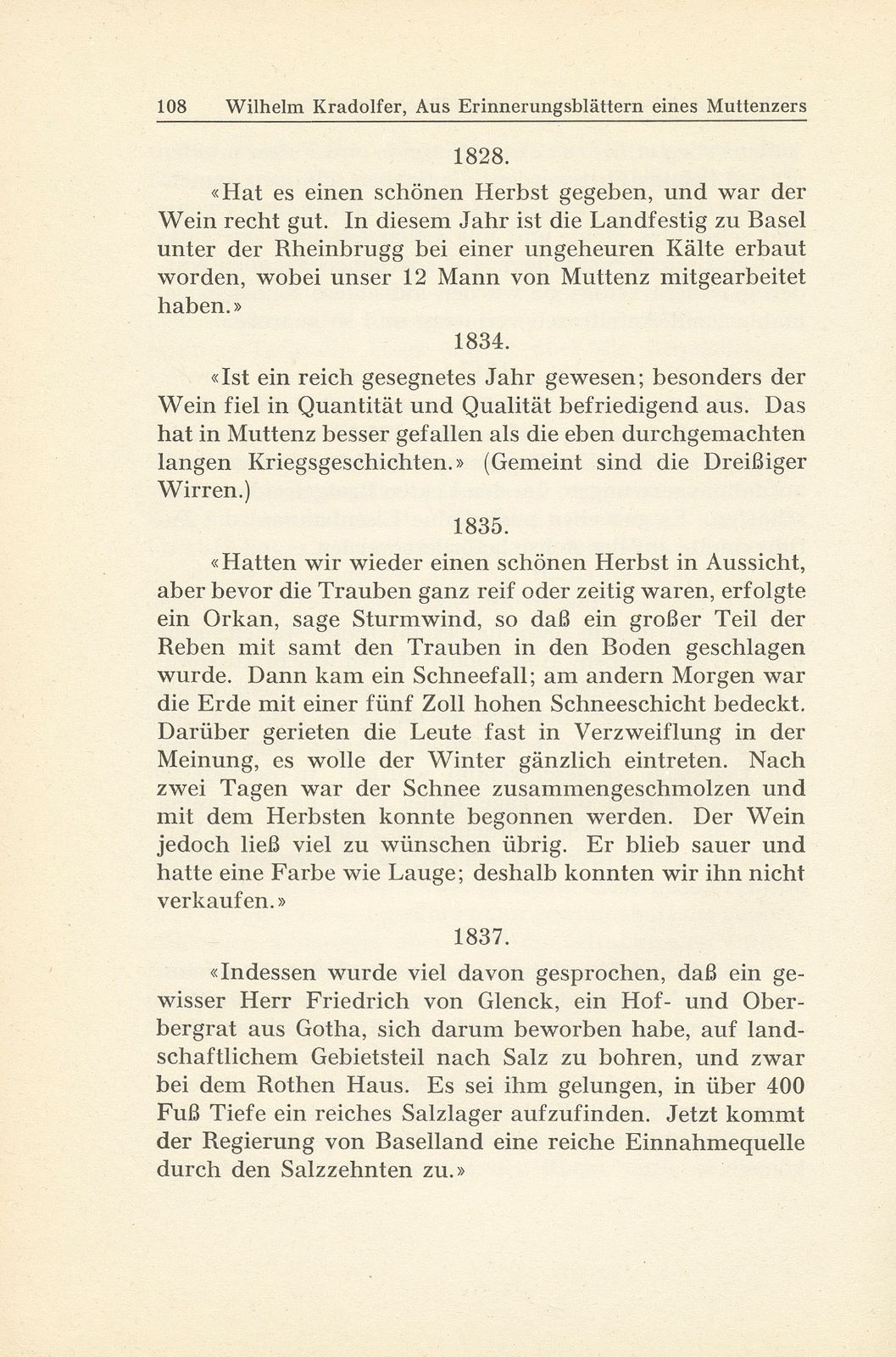 Aus den Erinnerungsblättern eines Muttenzers [D. Tschudin-Spänhauer] – Seite 6