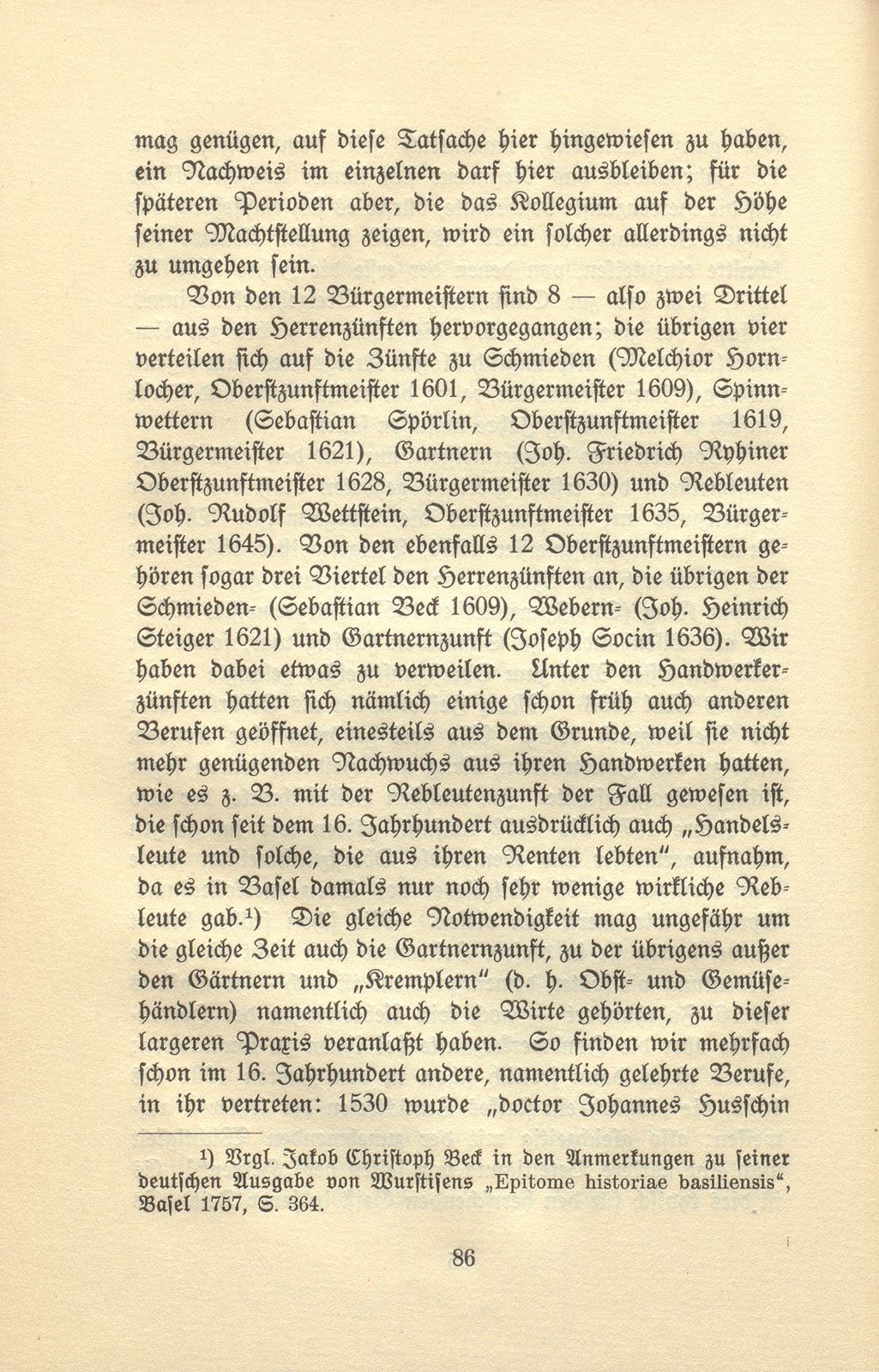 Stände und Verfassung in Basel vom 16. bis 18. Jahrhundert – Seite 17