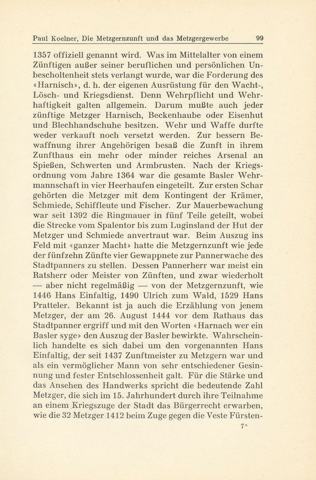 Die Metzgernzunft und das Metzgergewerbe im alten Basel – Seite 27