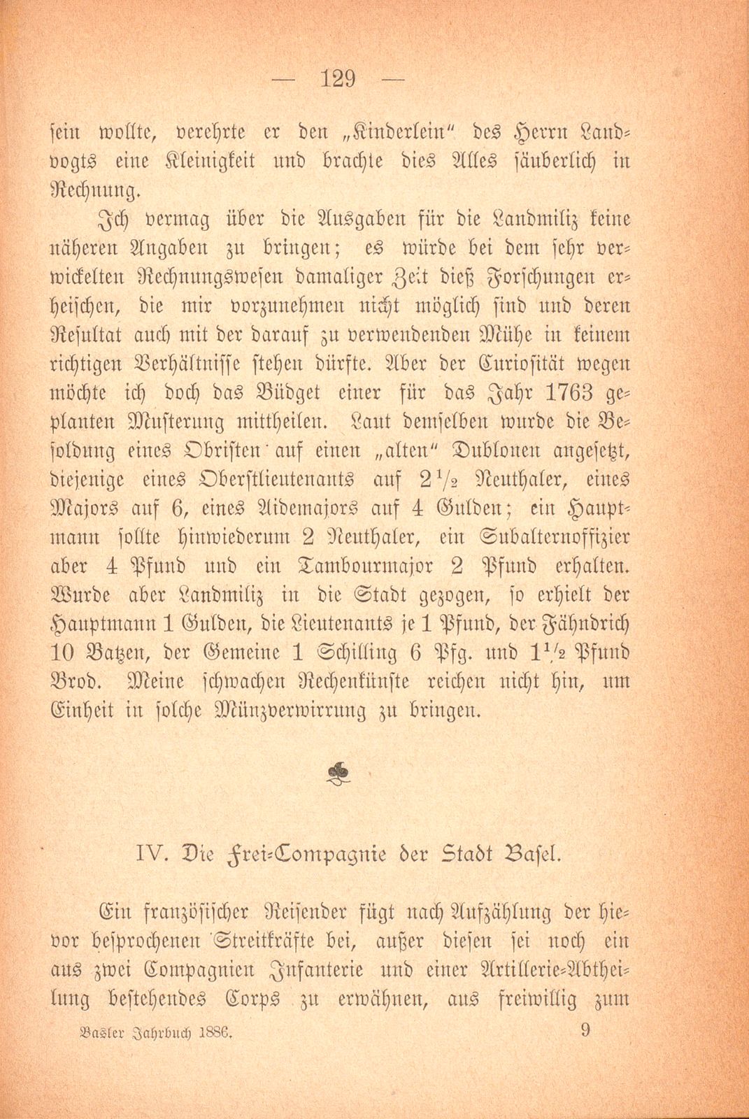 Über das baslerische Militärwesen in den letzten Jahrhunderten – Seite 51