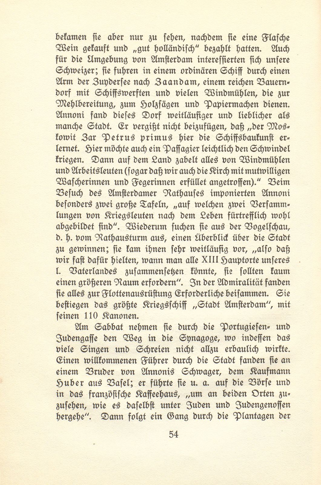 Aus den Wanderjahren des Hieronymus Annoni (1697-1770) – Seite 11