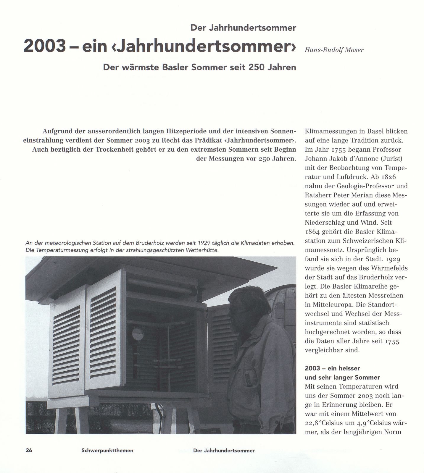 2003- ein ‹Jahrhundertsommer› – Seite 1