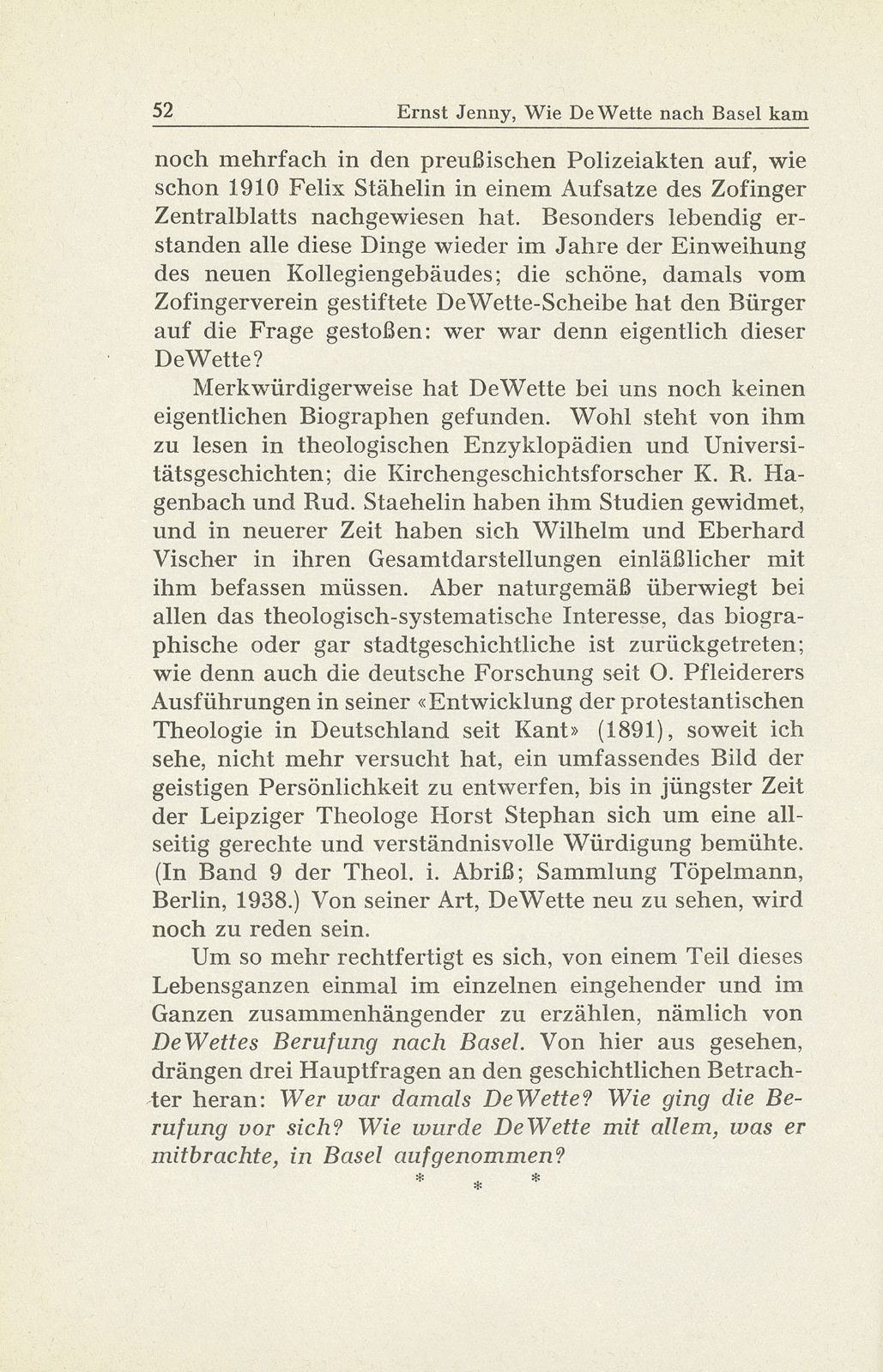 Wie De Wette nach Basel kam – Seite 2