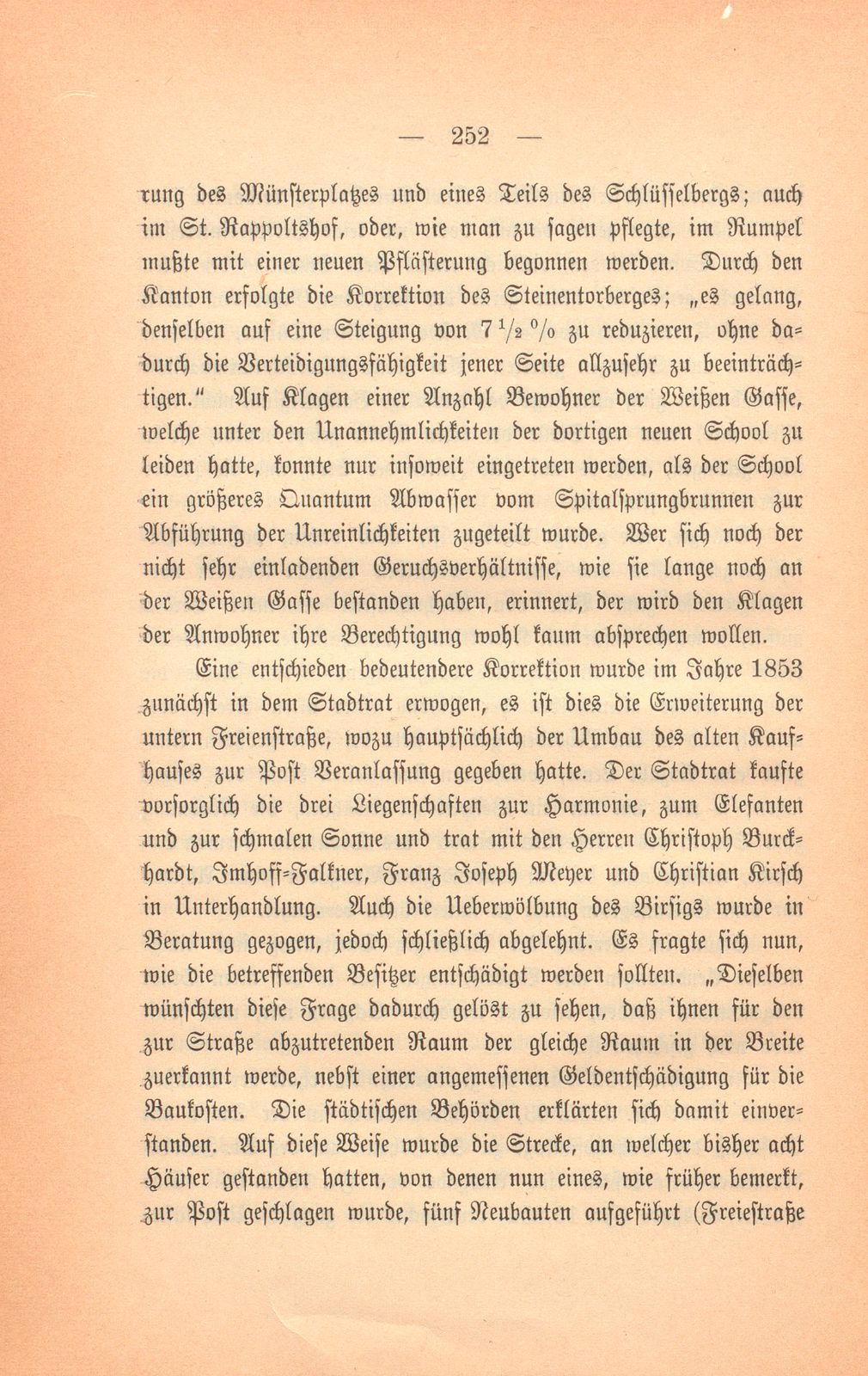 Basels bauliche Entwicklung im 19. Jahrhundert – Seite 46