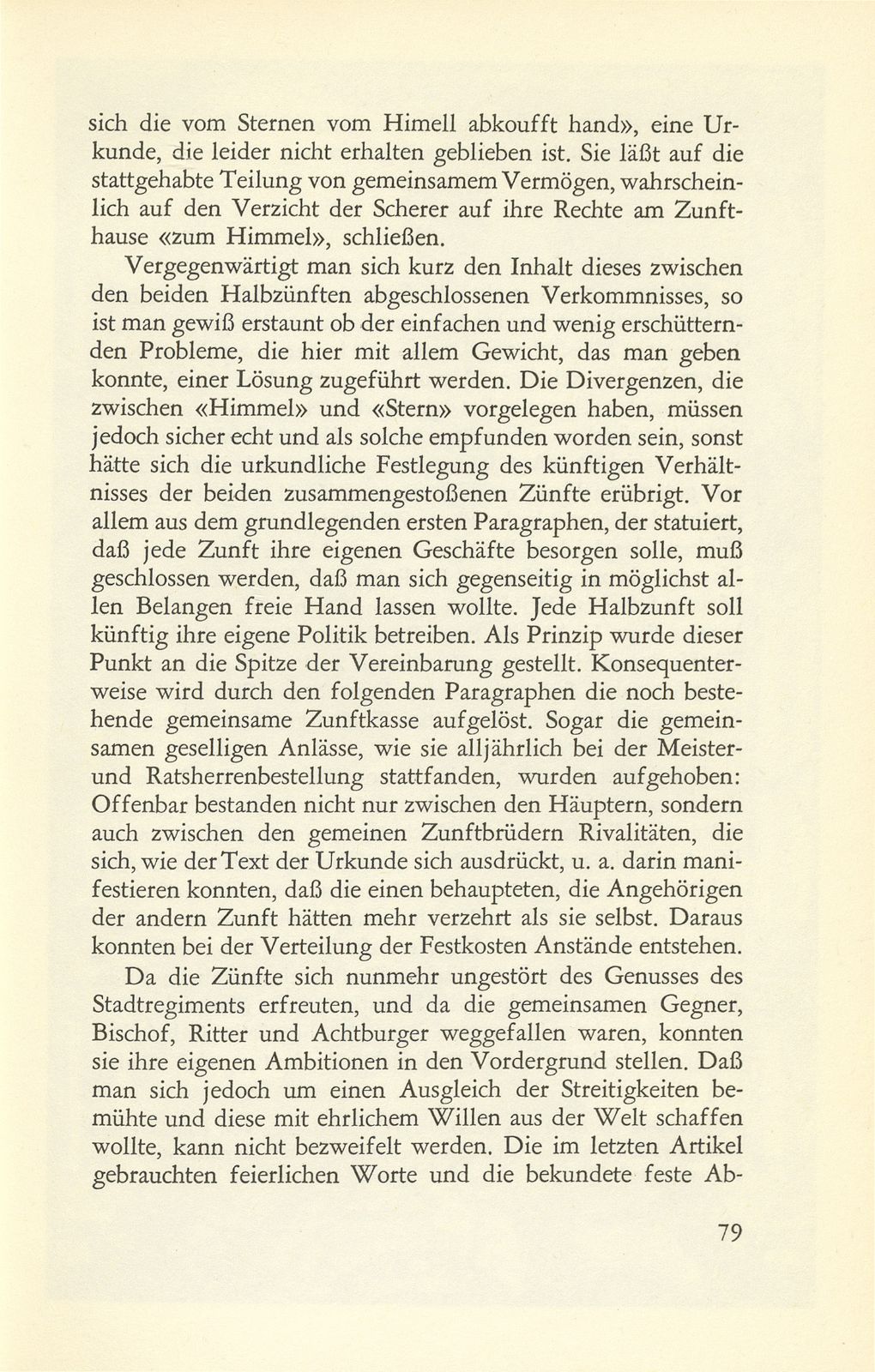 Aus der Geschichte E.E. Zunft zum Himmel – Seite 14