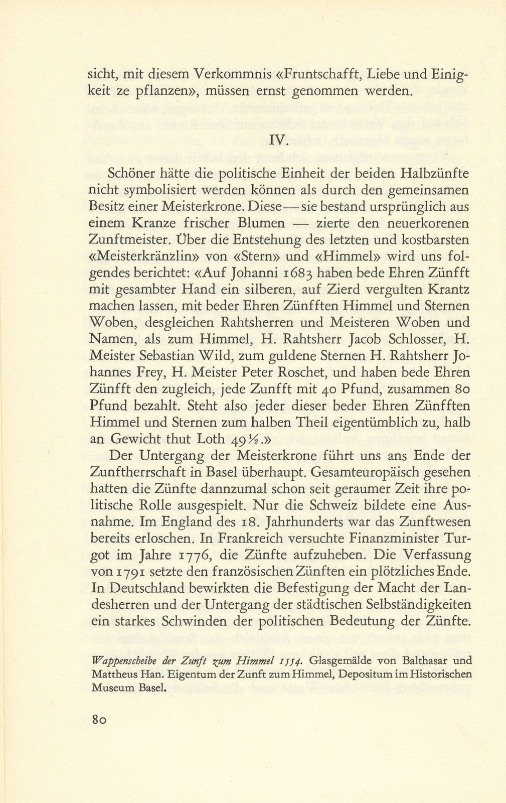 Aus der Geschichte E.E. Zunft zum Himmel – Seite 15