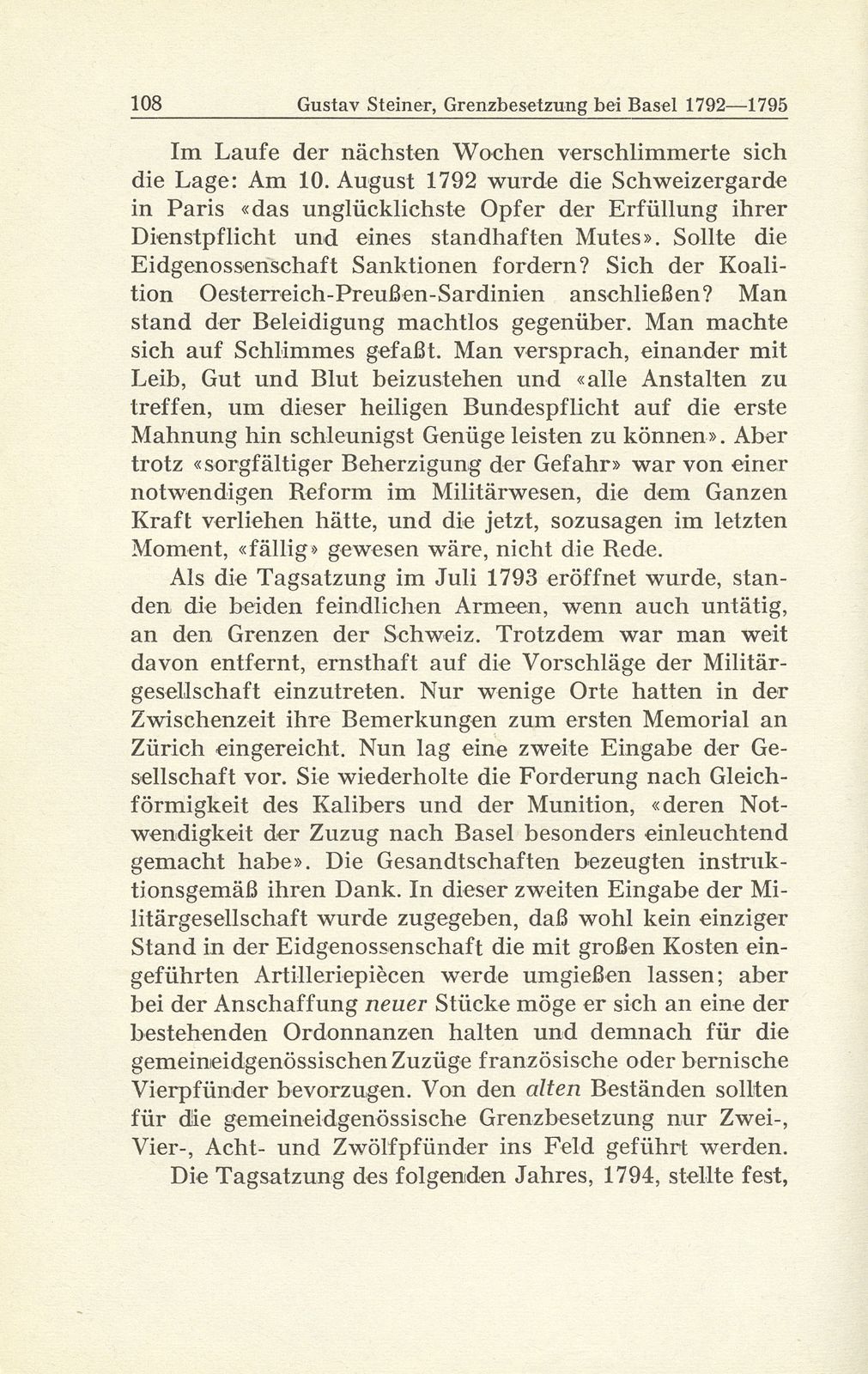 Grenzbesetzung bei Basel im Revolutionskrieg 1792-1795 – Seite 7