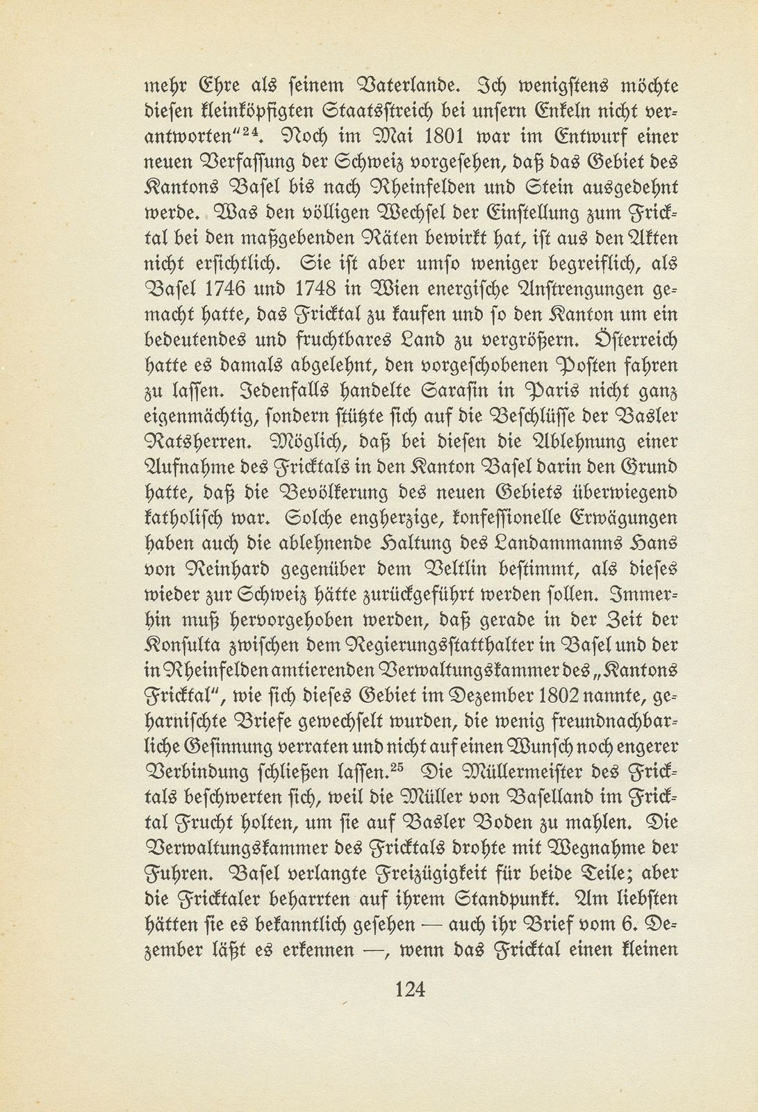 Hans Bernhard Sarasin als Gesandter Basels an der Konsulta in Paris – Seite 18