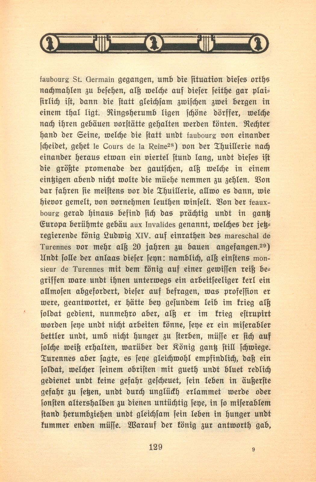 Der Aufenthalt eines Basler Kaufmanns in Paris im Jahre 1701 [Hans Burkhard Respinger] – Seite 11