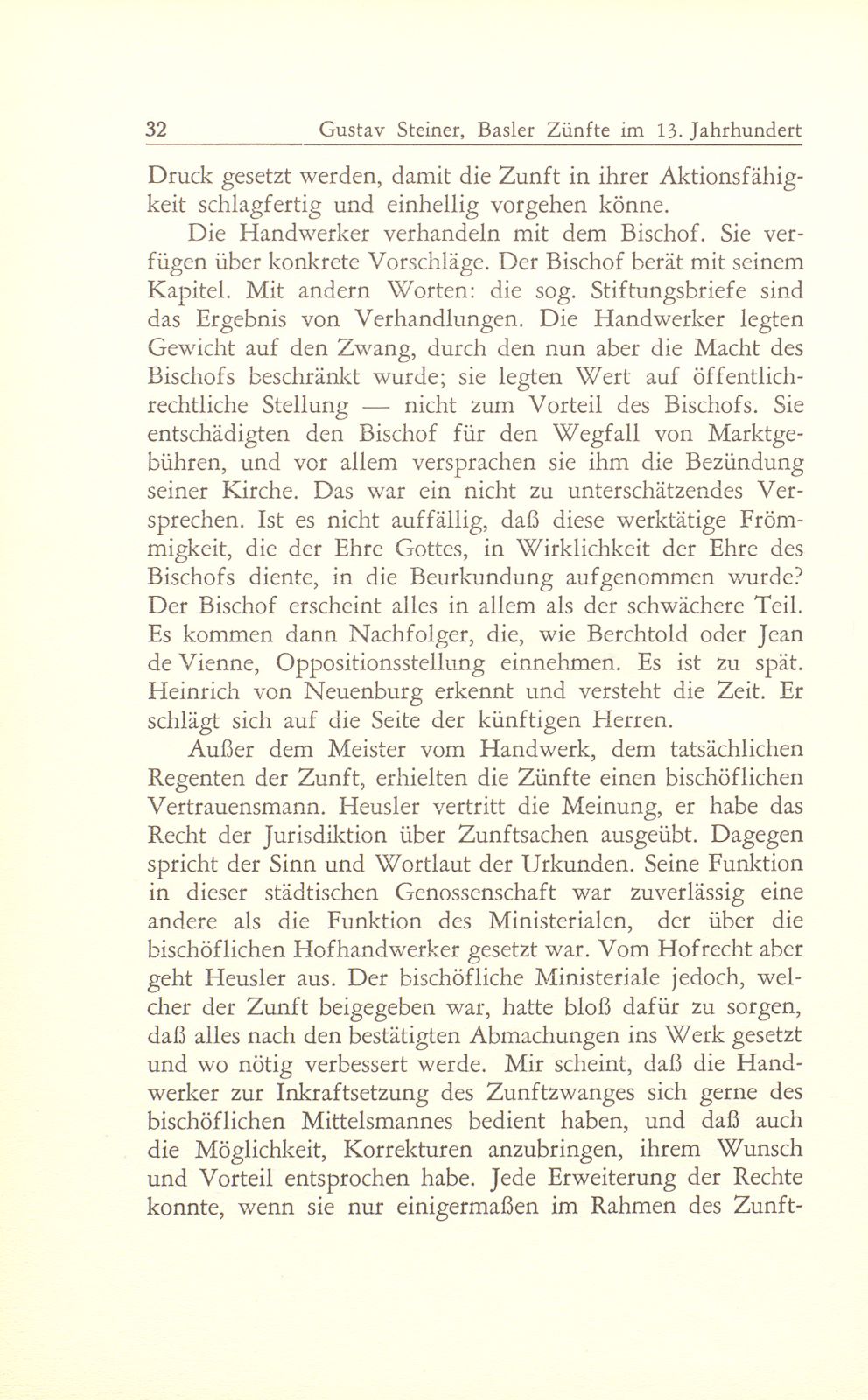 Entstehung und Charakter der Basler Zünfte im 13. Jahrhundert – Seite 16