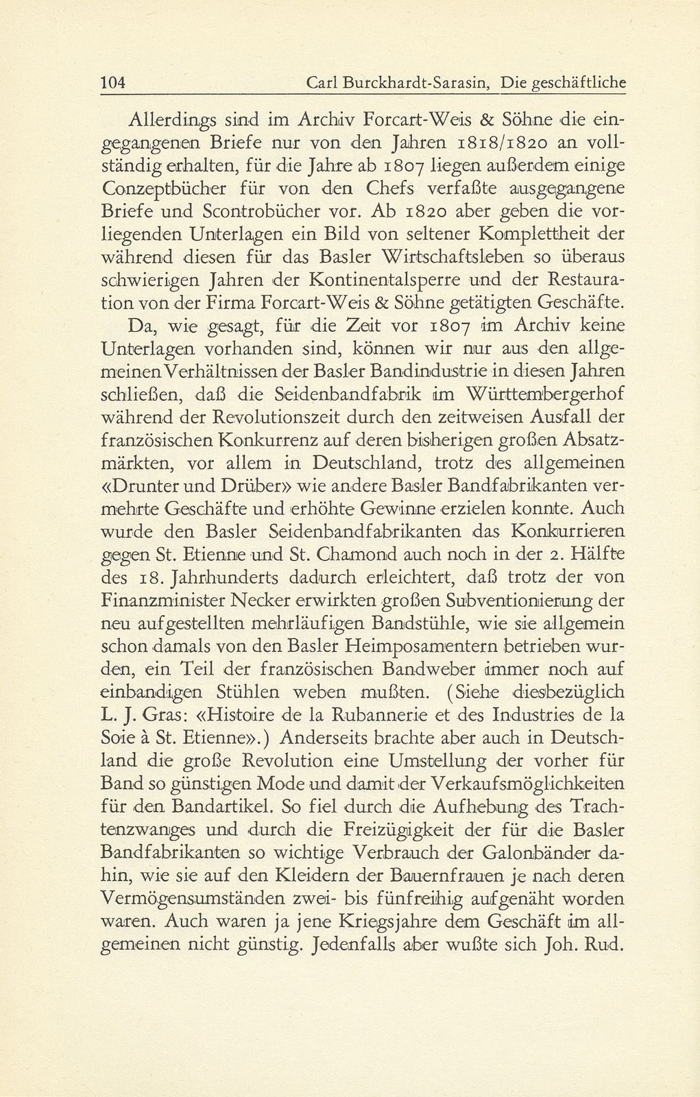 Die geschäftliche Tätigkeit von Johann Rudolf Forcart-Weis 1749-1834 – Seite 3