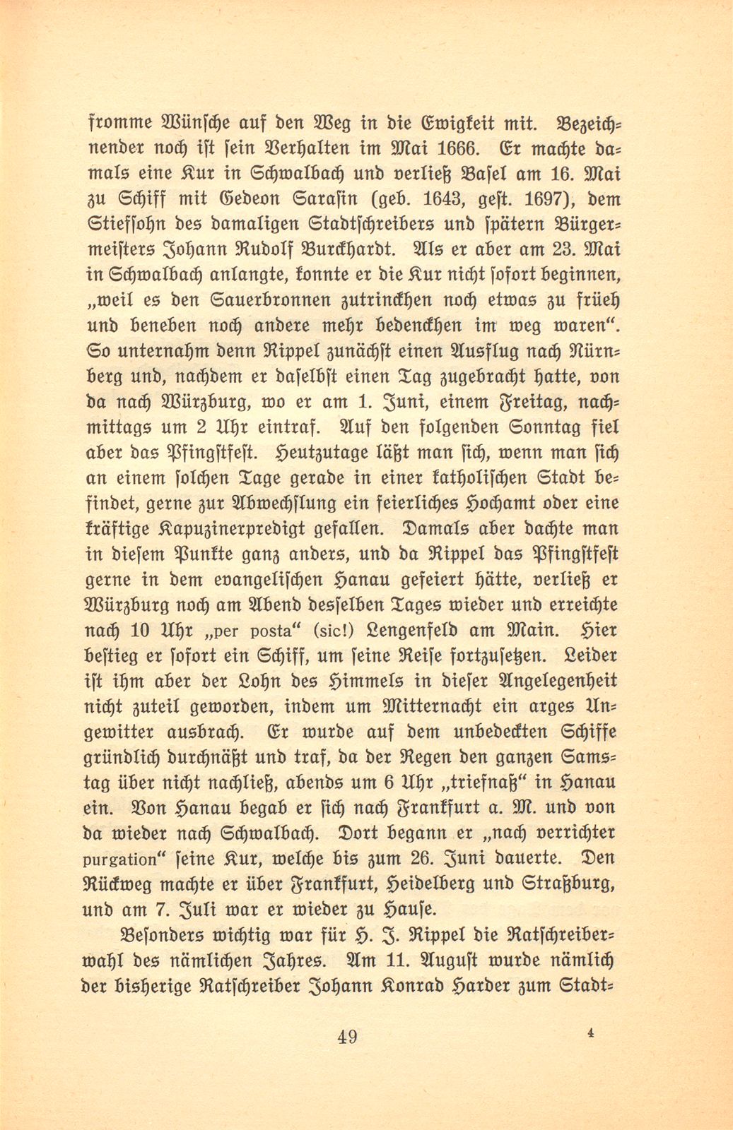 Basler Aufzeichnungen des siebenzehnten Jahrhunderts [Hans Jakob Rippel] – Seite 15