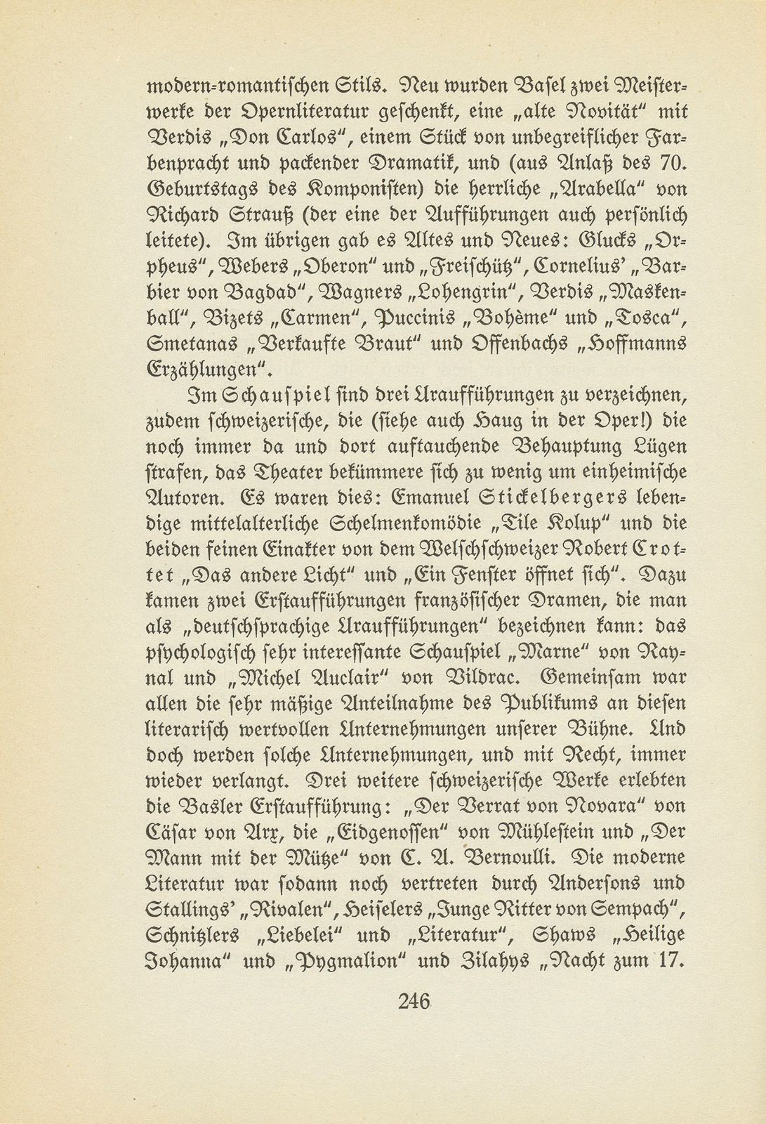 Das künstlerische Leben in Basel vom 1. Oktober 1933 bis 34. September 1925 – Seite 4