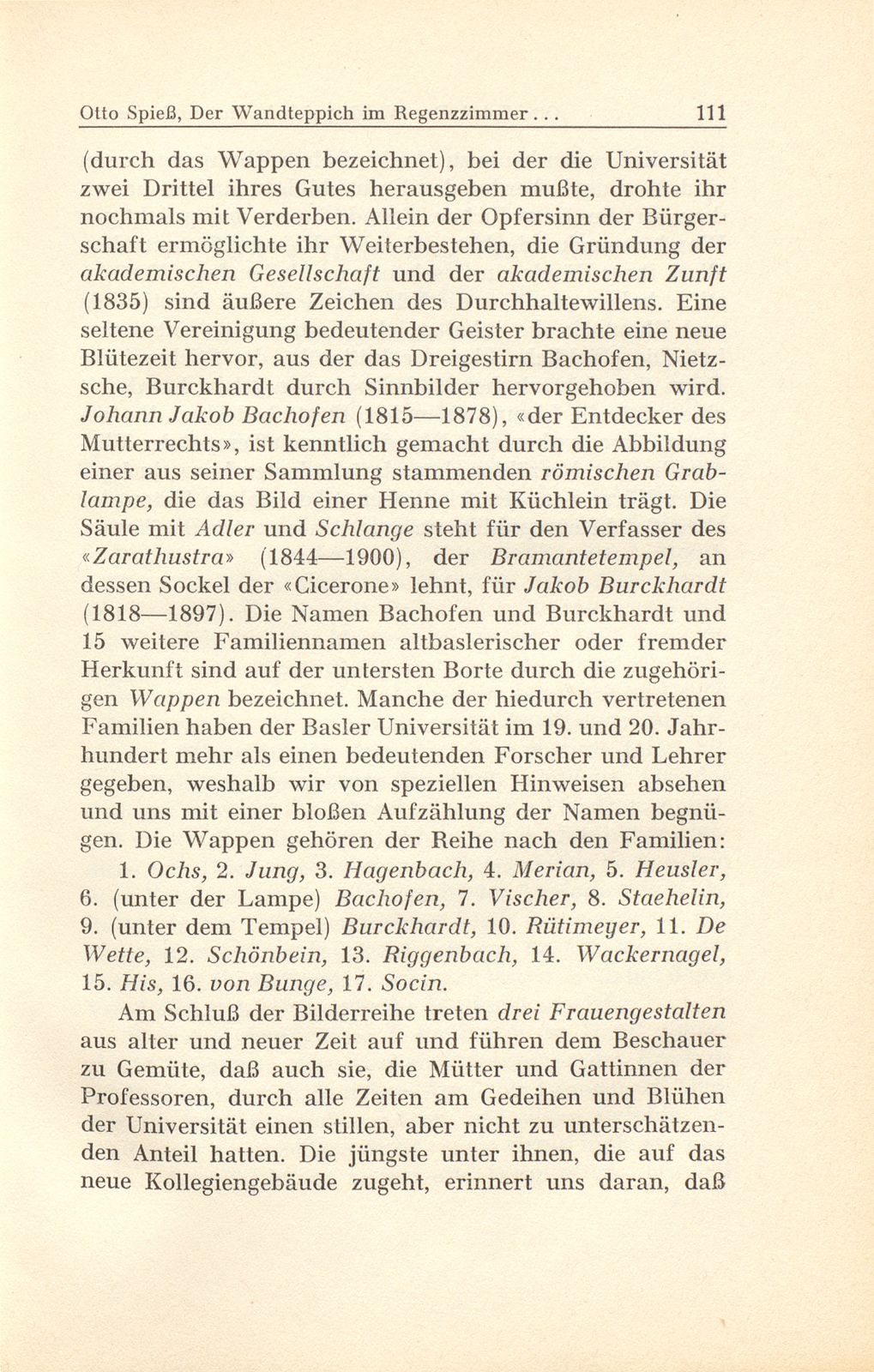 Der Wandteppich im Regenzzimmer des neuen Kollegiengebäudes – Seite 11