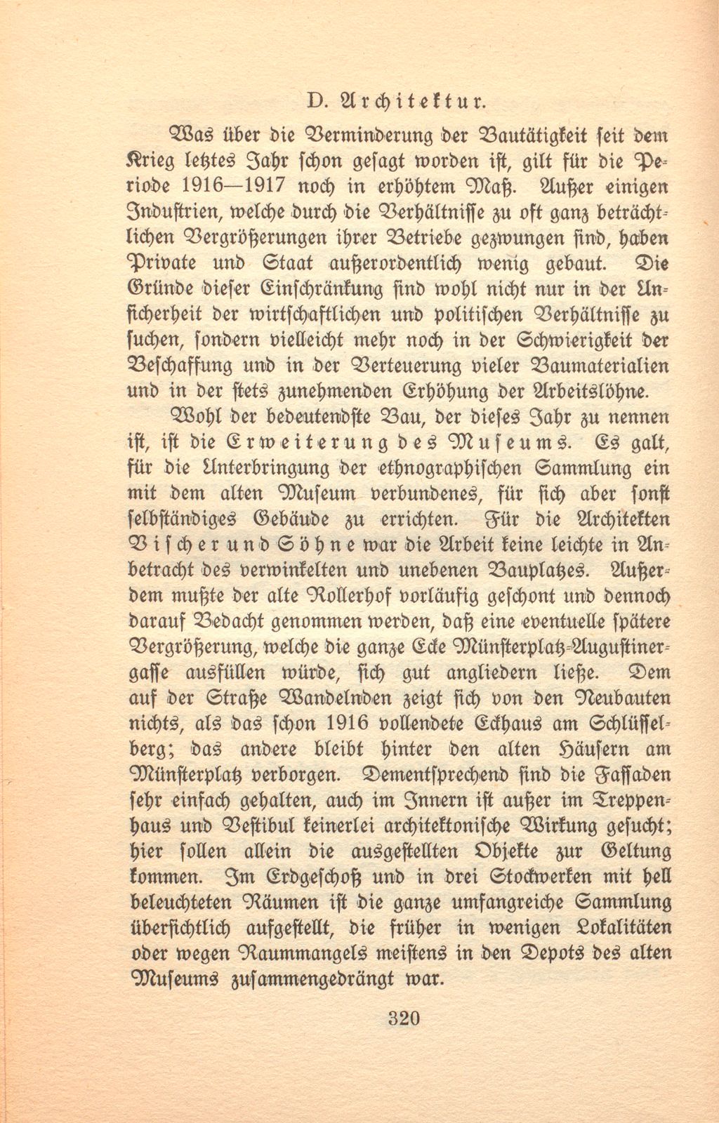 Das künstlerische Leben in Basel vom 1. November 1916 bis 31. Oktober 1917 – Seite 1