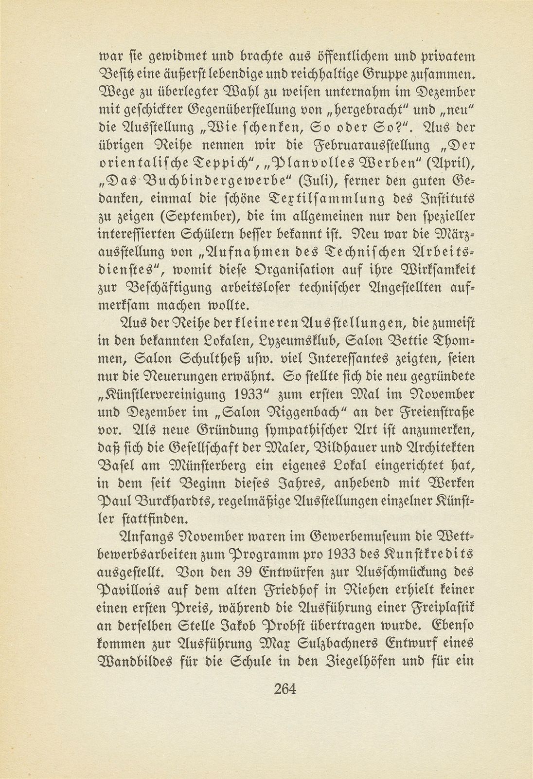 Das künstlerische Leben in Basel vom 1. Oktober 1933 bis 30. September 1934 – Seite 5