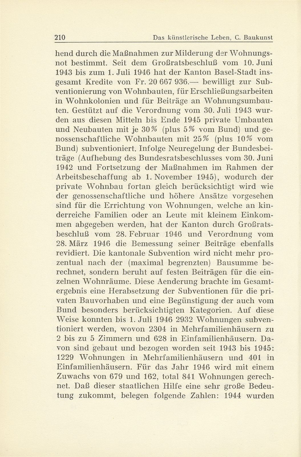 Das künstlerische Leben in Basel vom 1. Oktober 1945 bis 30. September 1946 – Seite 3