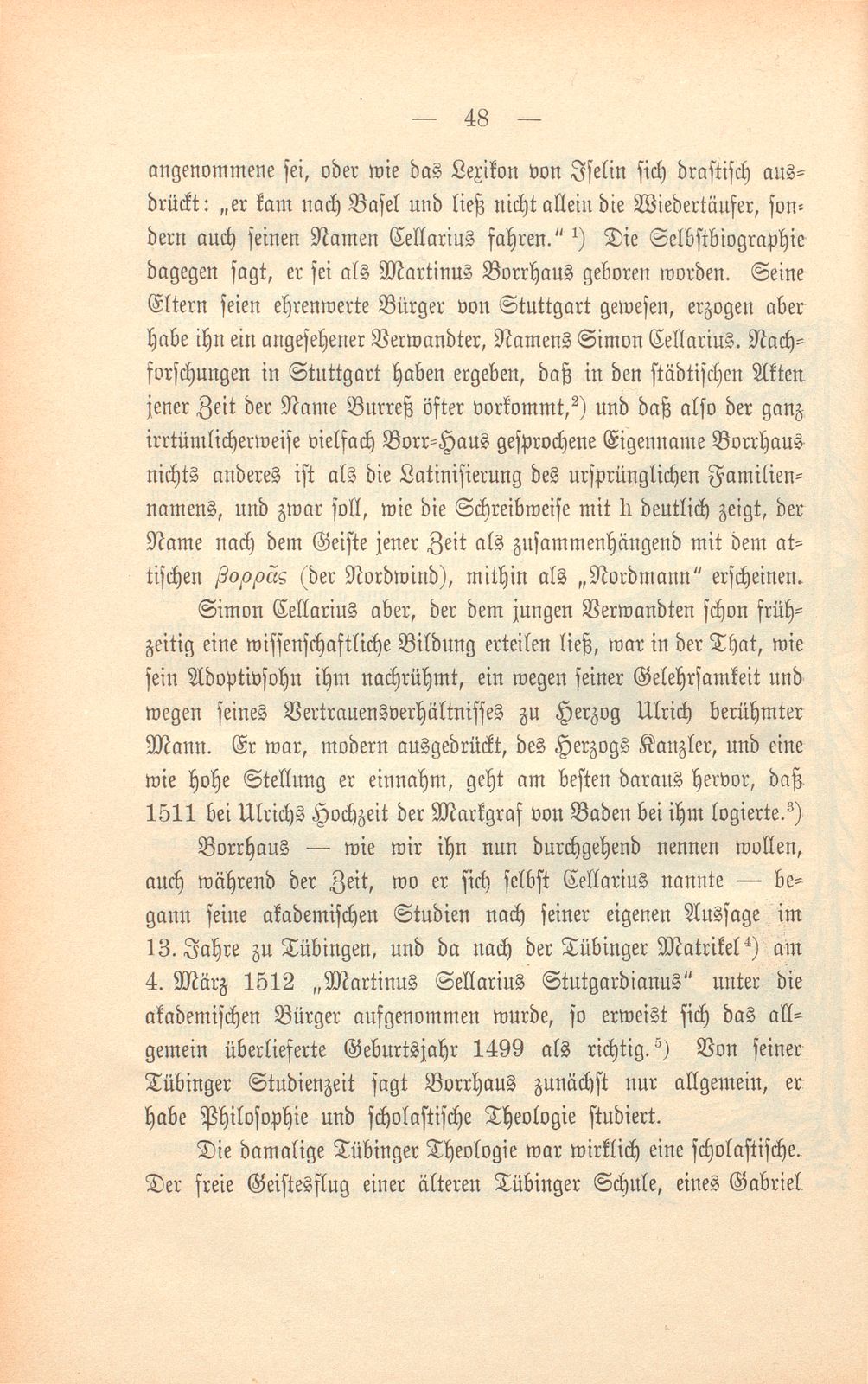 Martin Borrhaus (Cellarius), ein Sonderling aus der Reformationszeit – Seite 2