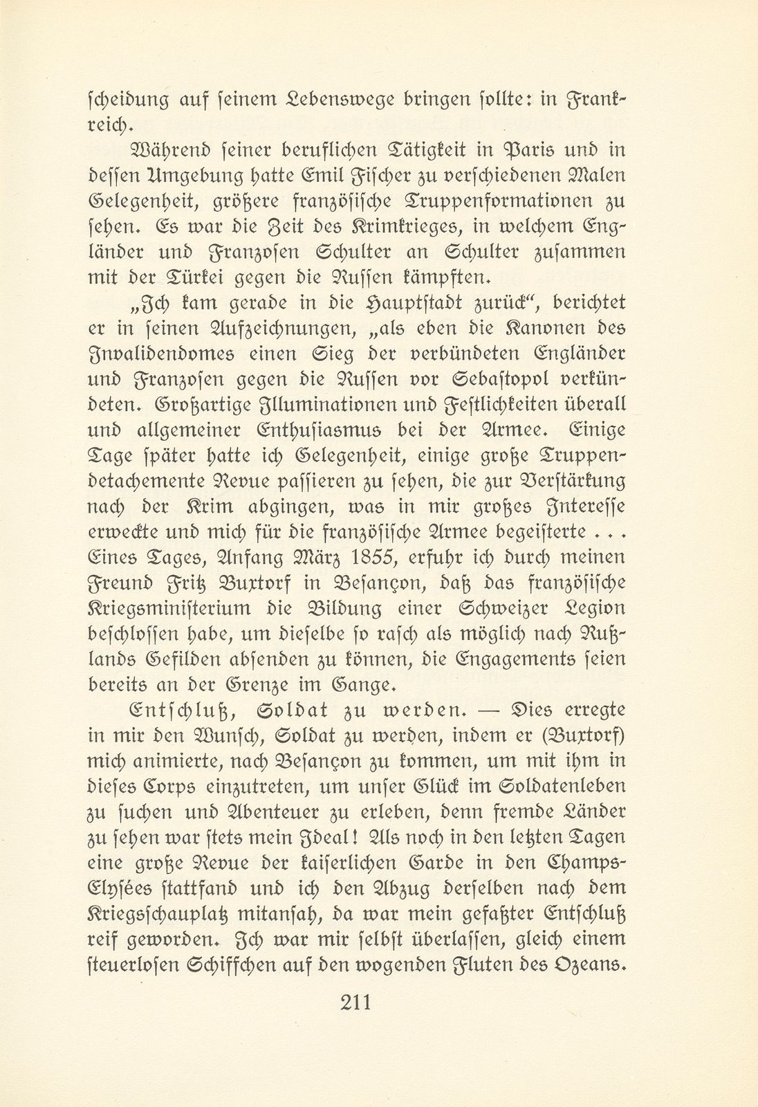 Emil Fischer-Miville als Unteroffizier in der französischen Fremdenlegion (1855-1858) – Seite 2