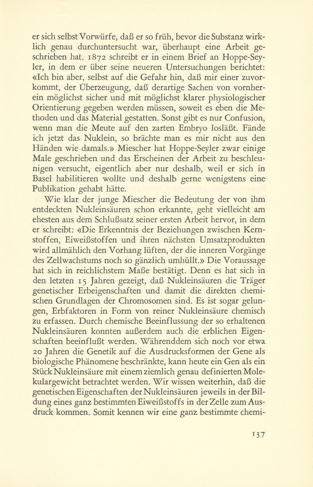 Friedrich Miescher, der Entdecker der Nukleinsäuren (1844-1895) – Seite 4