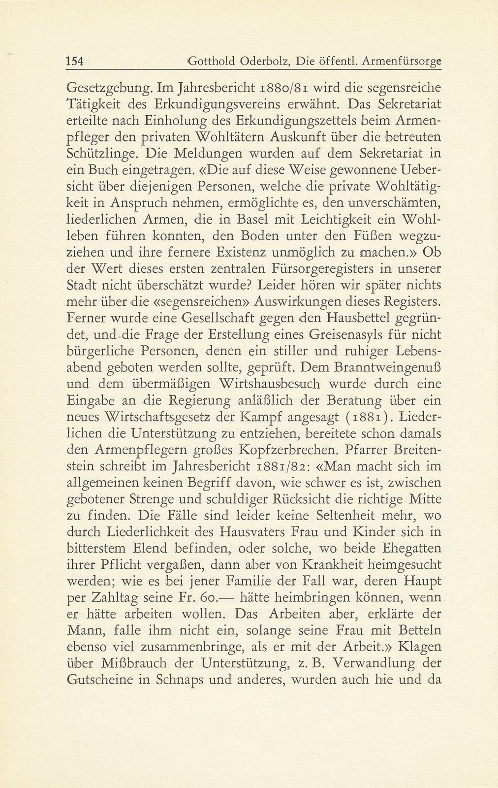 Die öffentliche Armenfürsorge der Niedergelassenen in Basel – Seite 13