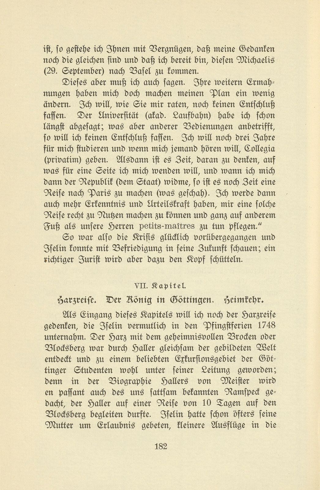 Isaak Iselin als Student in Göttingen (1747/48) – Seite 82