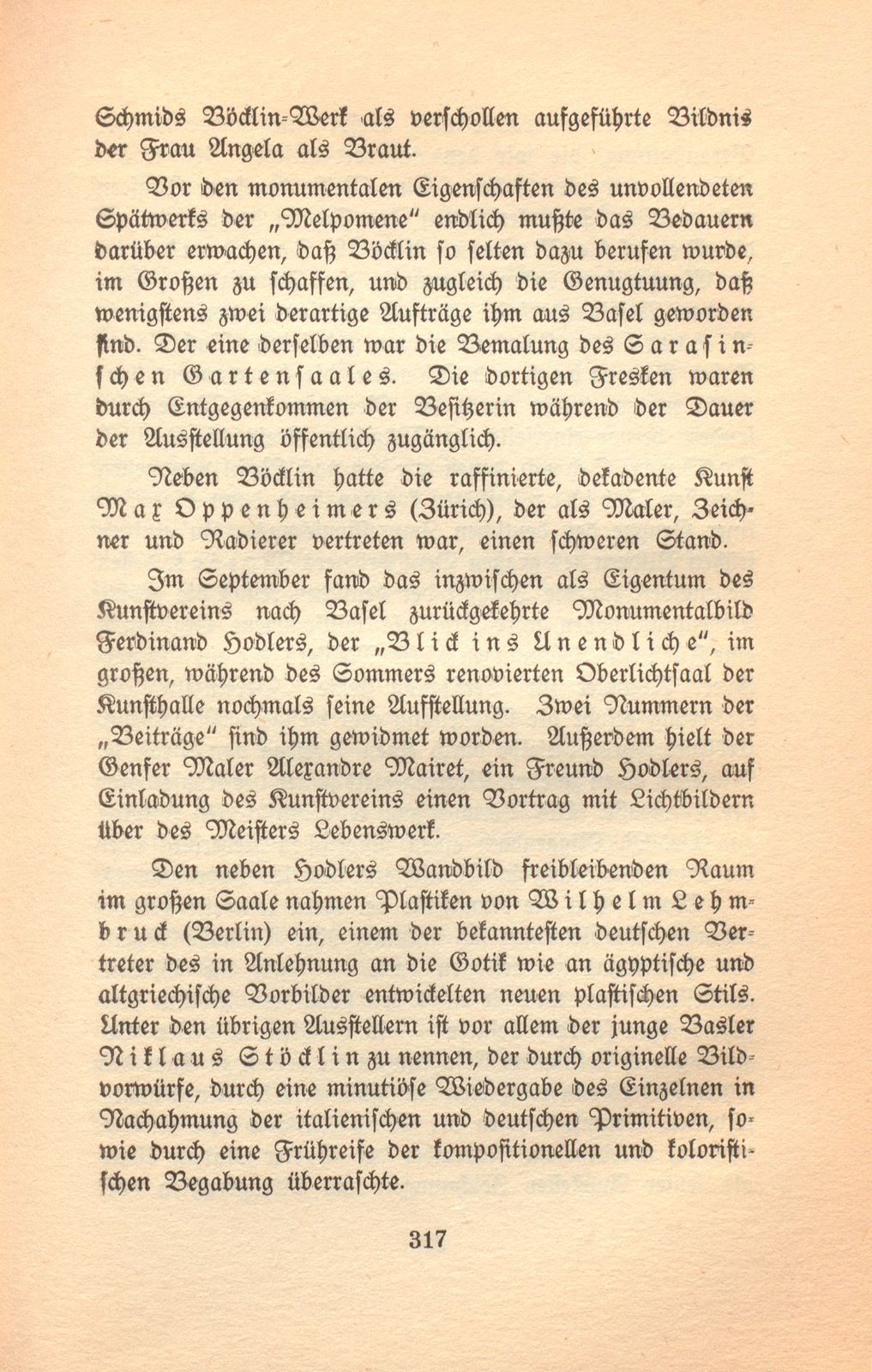 Das künstlerische Leben in Basel vom 1. November 1916 bis 31. Oktober 1917 – Seite 6