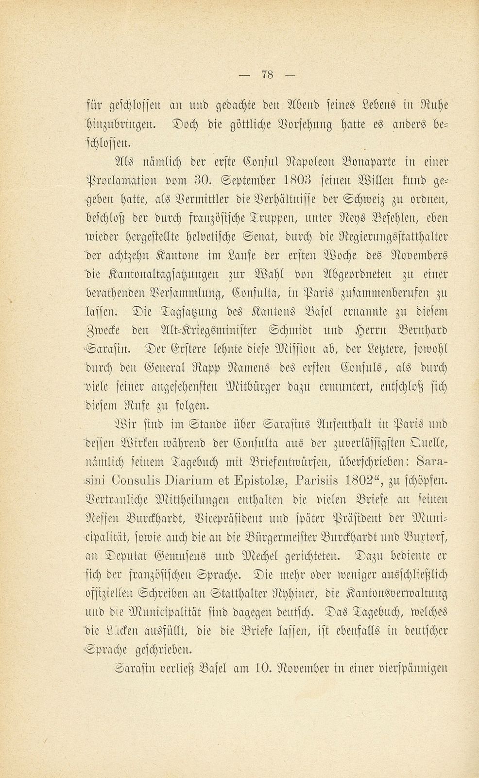 Bürgermeister Hans Bernhard Sarasin (1731-1822) – Seite 11