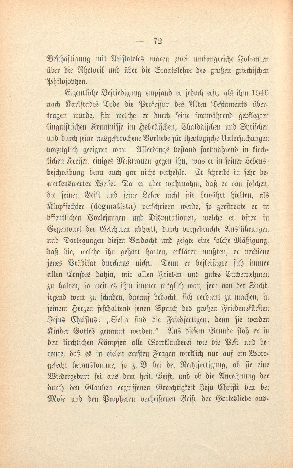 Martin Borrhaus (Cellarius), ein Sonderling aus der Reformationszeit – Seite 26