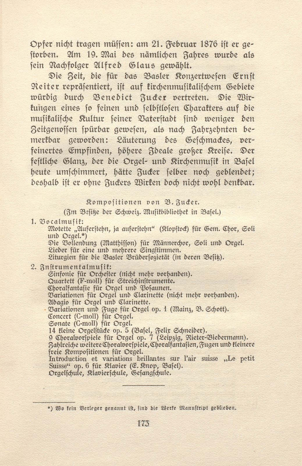 Biographische Beiträge zur Basler Musikgeschichte – Seite 30