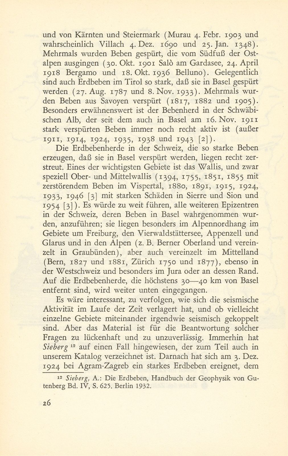 Die Erdbebentätigkeit in Basel und Umgebung seit dem grossen Erdbeben – Seite 10