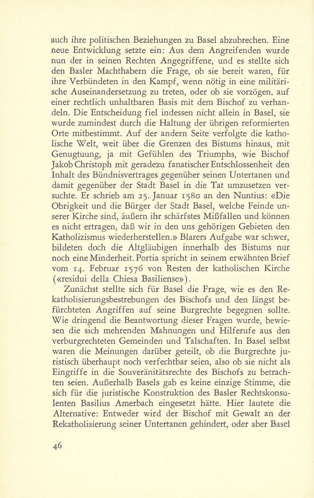 Das bischöflich-baslerische Bündnis von 1579 mit den sieben katholischen Orten – Seite 23