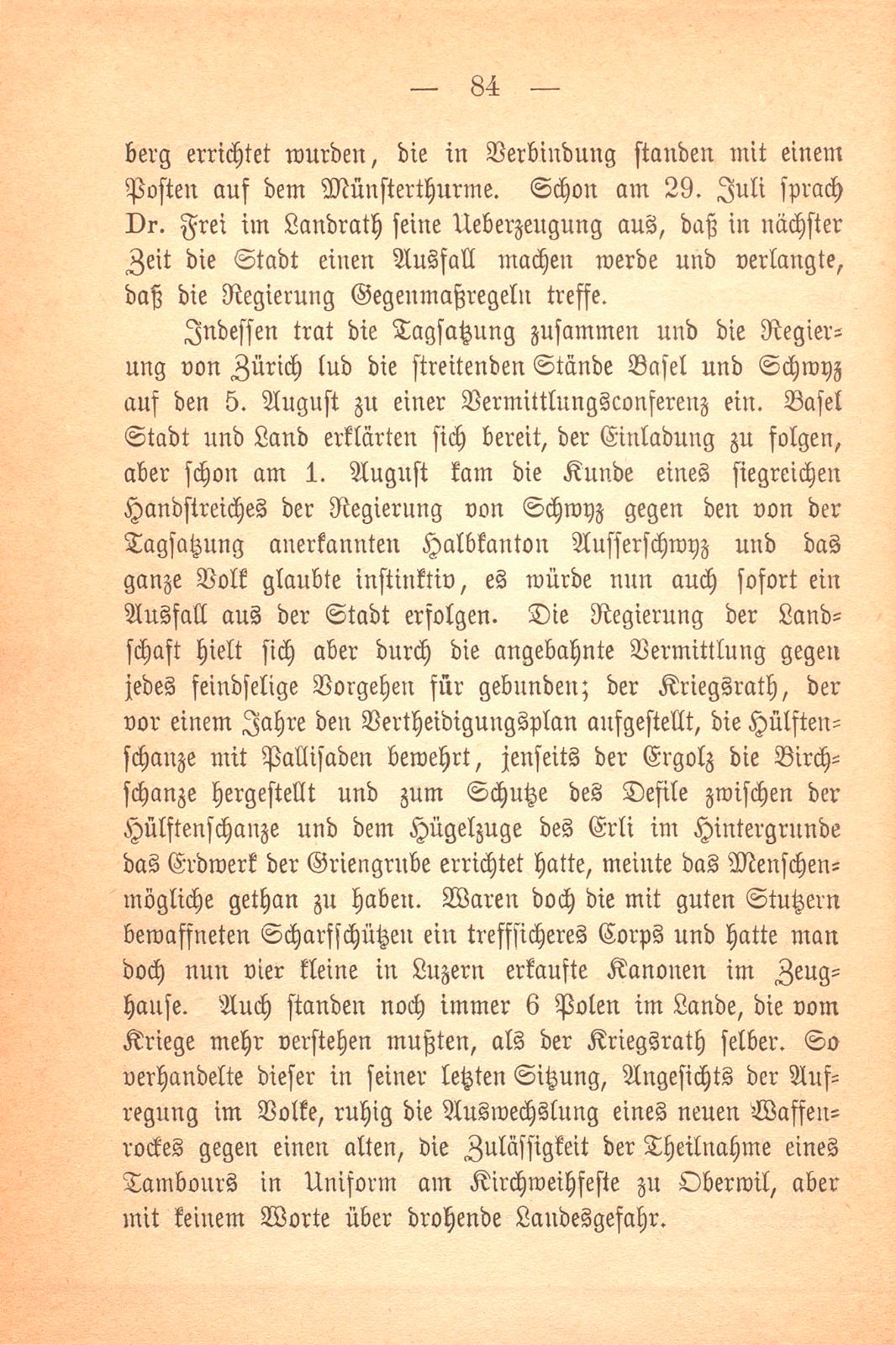 Der dritte August 1833. Mit einer Situationskarte – Seite 7