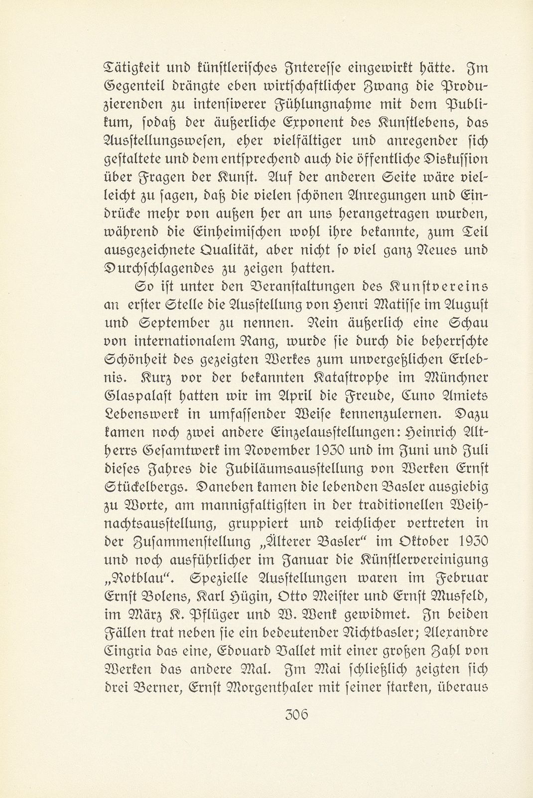 Das künstlerische Leben in Basel vom 1. Oktober 1930 bis 30. September 1931 – Seite 2