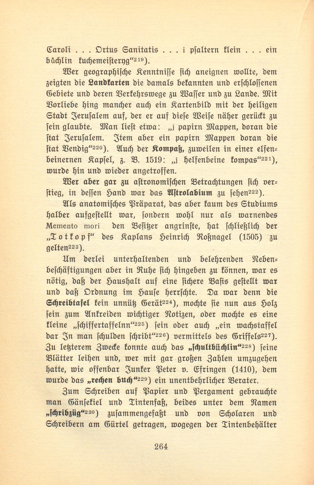 Der Basler Hausrat im Zeitalter der Spätgotik. (An Hand der schriftlichen Überlieferung.) – Seite 24