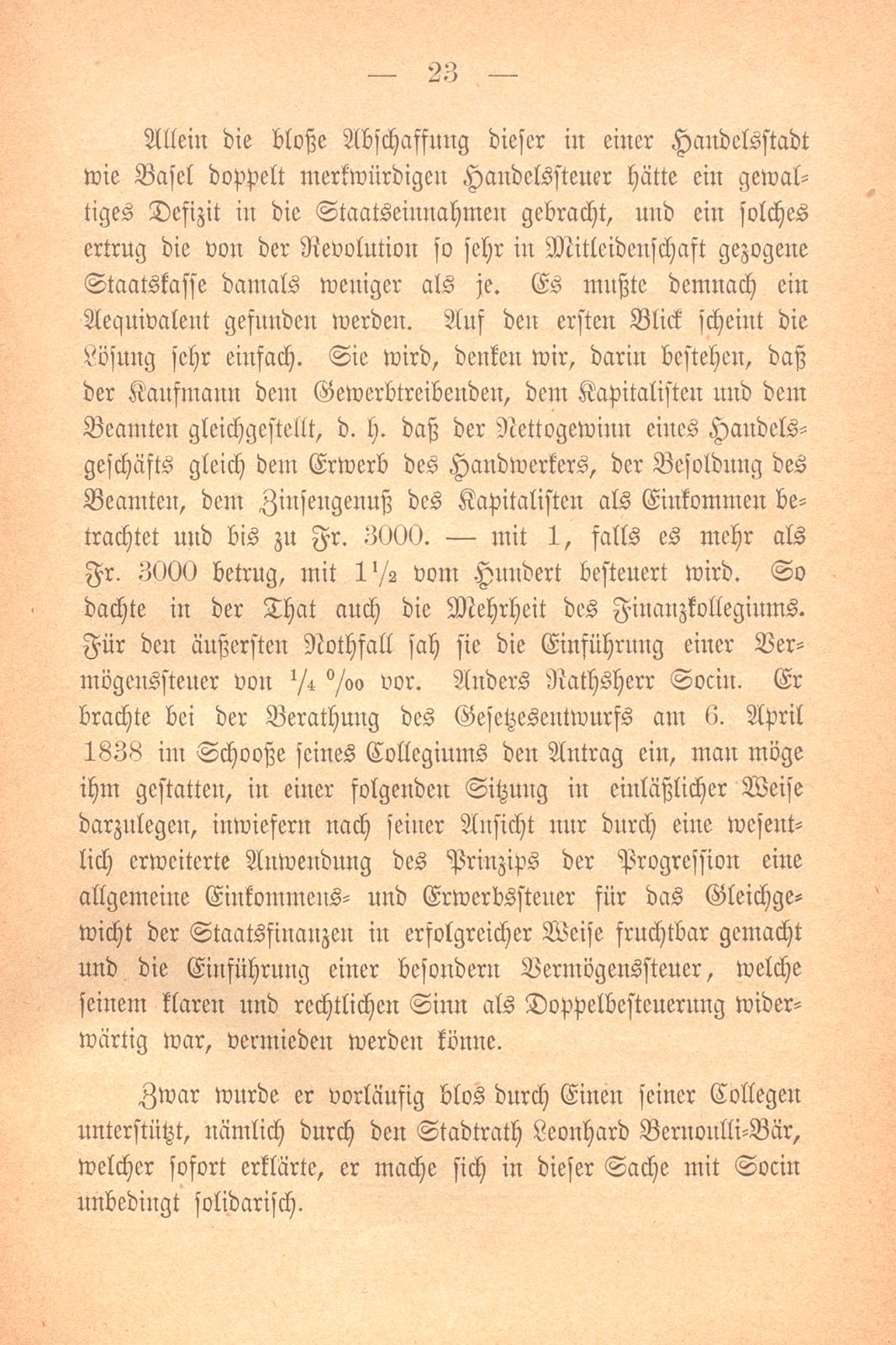 Bernhard Socin, ein Basler Ratsherr aus der ersten Hälfte des neunzehnten Jahrhunderts – Seite 23