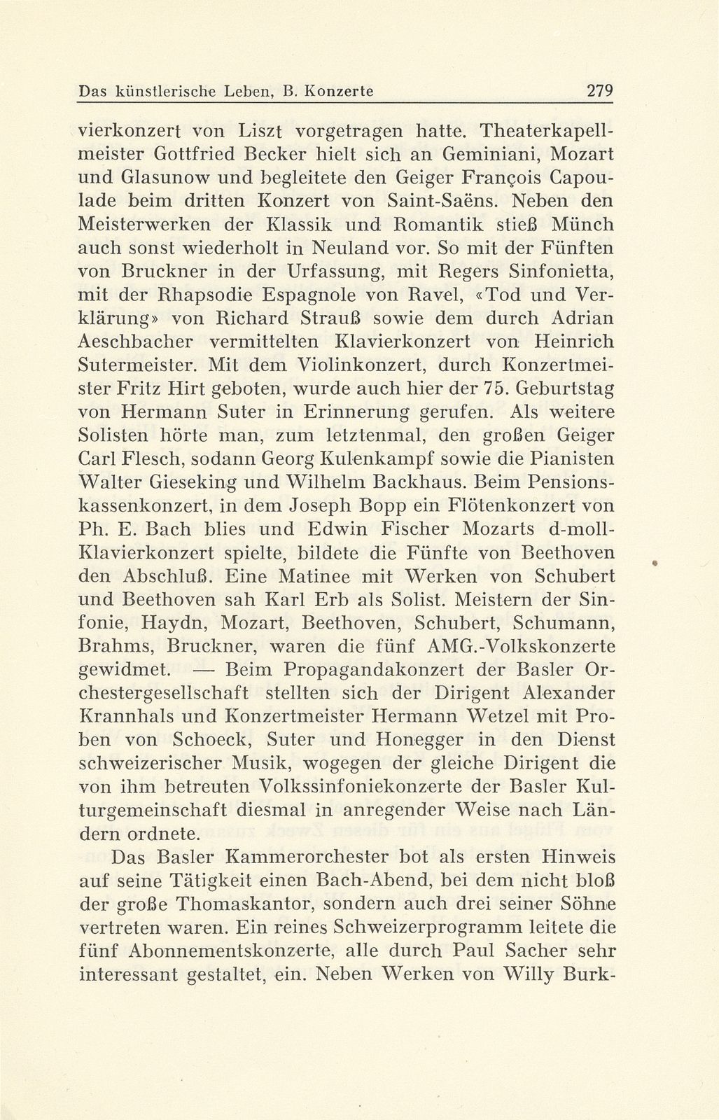 Das künstlerische Leben in Basel vom 1. Oktober 1944 bis 30. September 1945 – Seite 3