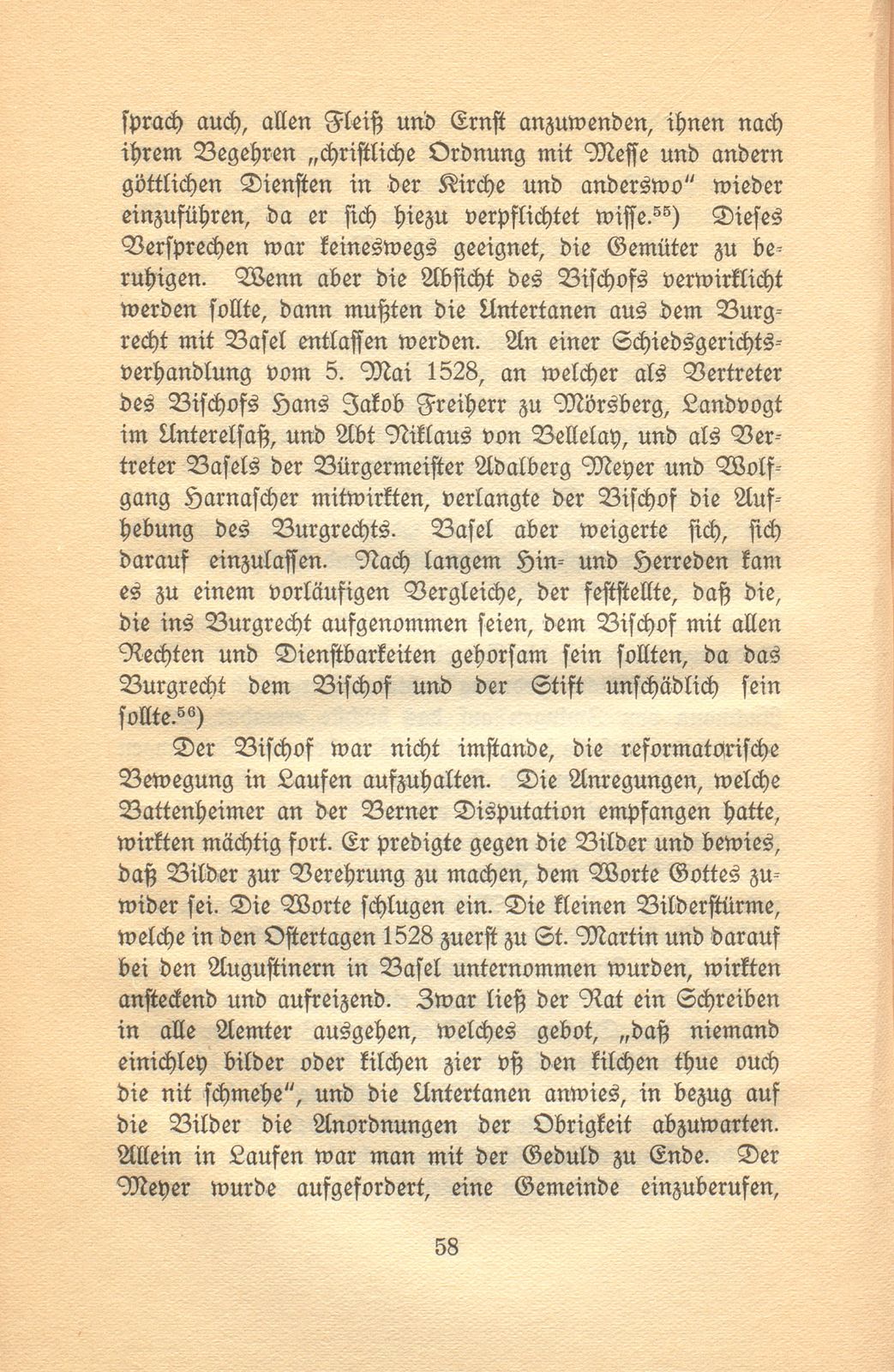 Die Reformation im baslerisch-bischöflichen Laufen – Seite 22