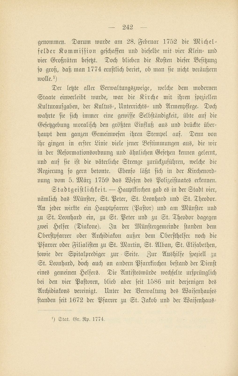 Stadt und Landschaft Basel in der zweiten Hälfte des 18. Jahrhunderts – Seite 72