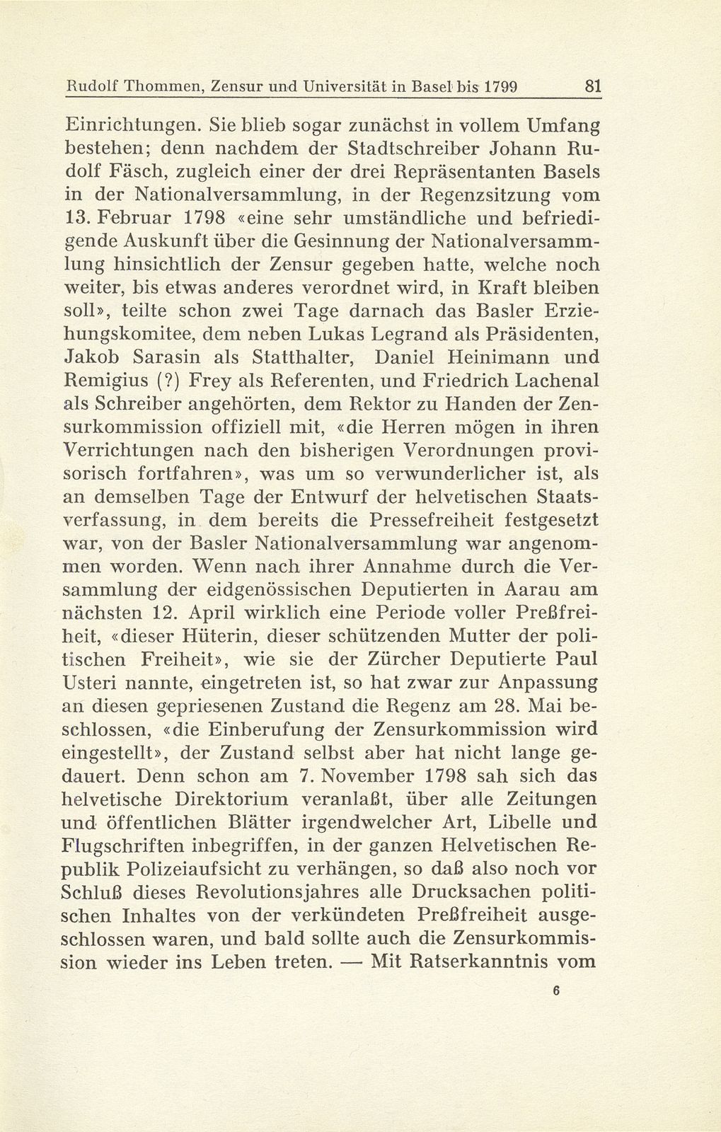 Zensur und Universität in Basel bis 1799 – Seite 33